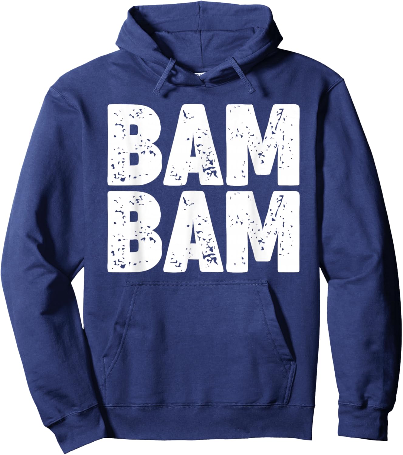 Miftees -Youth Black Small Classic Fit Bam Bam Hoodie - Hoodie | Navy