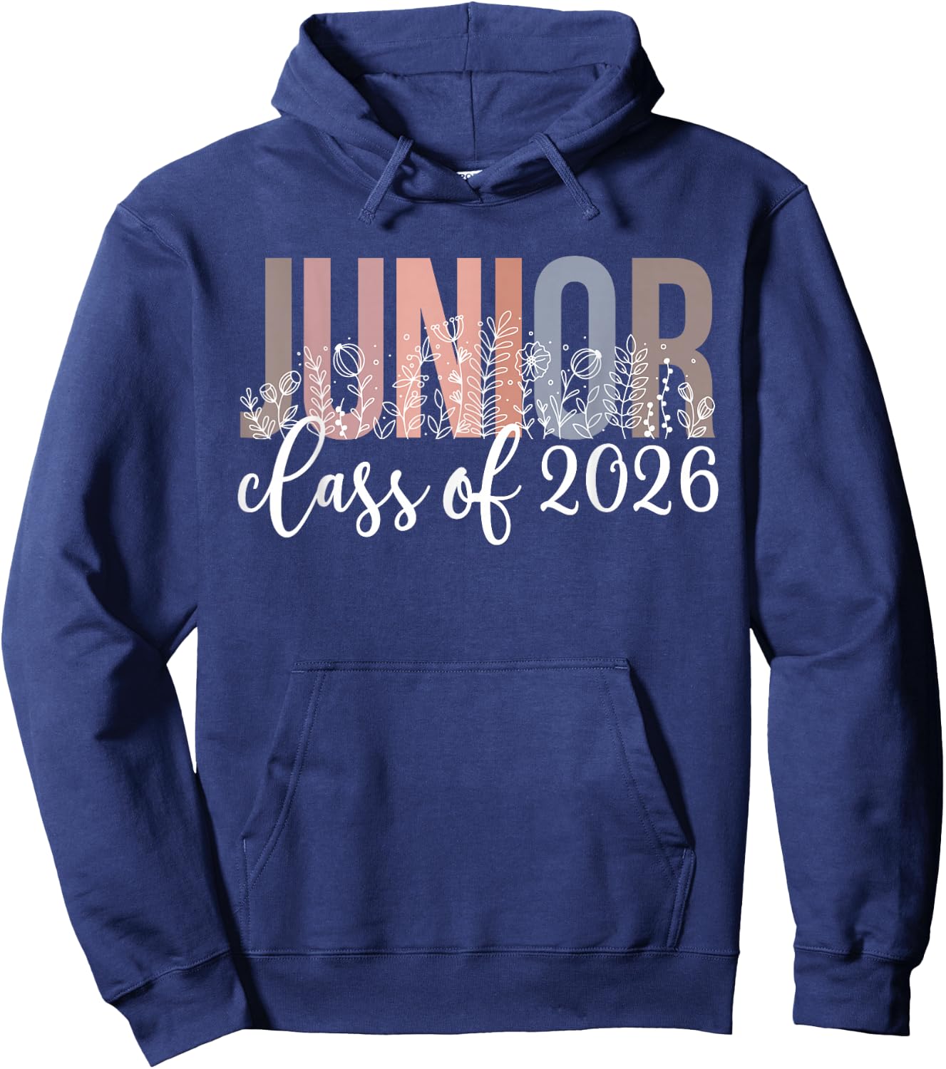 Junior Class Of 2026 Graduation Junior 2026 Hoodie - Hoodie | Navy
