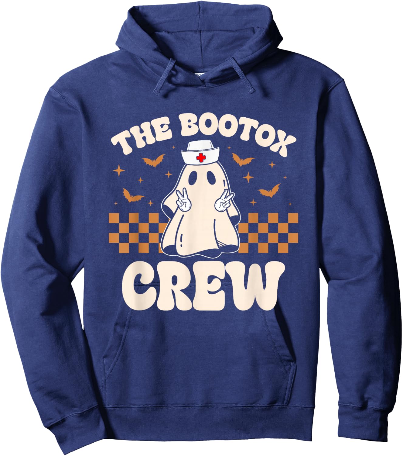 The Botox Crew Halloween Botox Nurse Funny Esthetician Women Hoodie - Hoodie | Navy