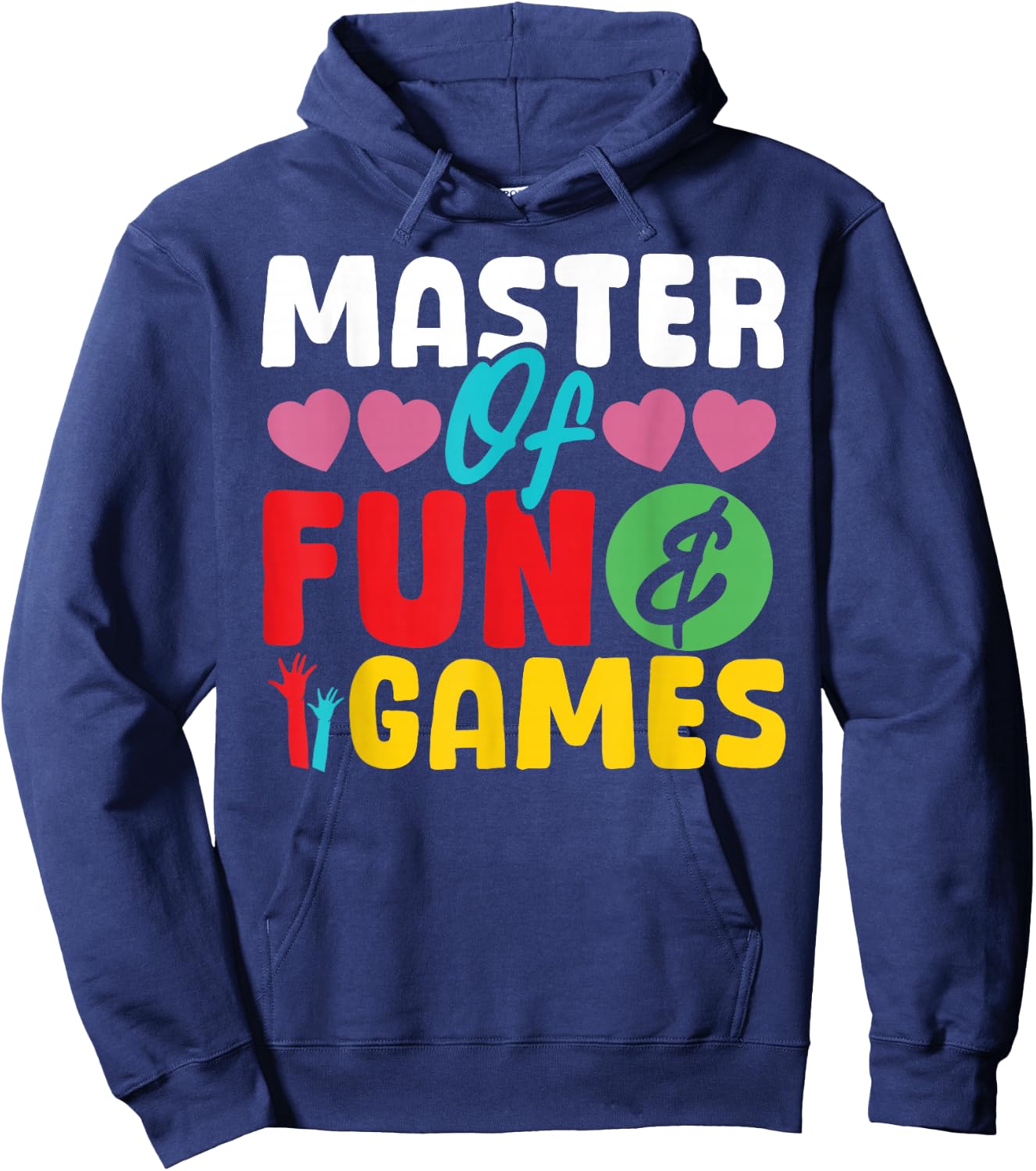 Master Of Fun & Games Activity Director Hoodie - Hoodie | Navy