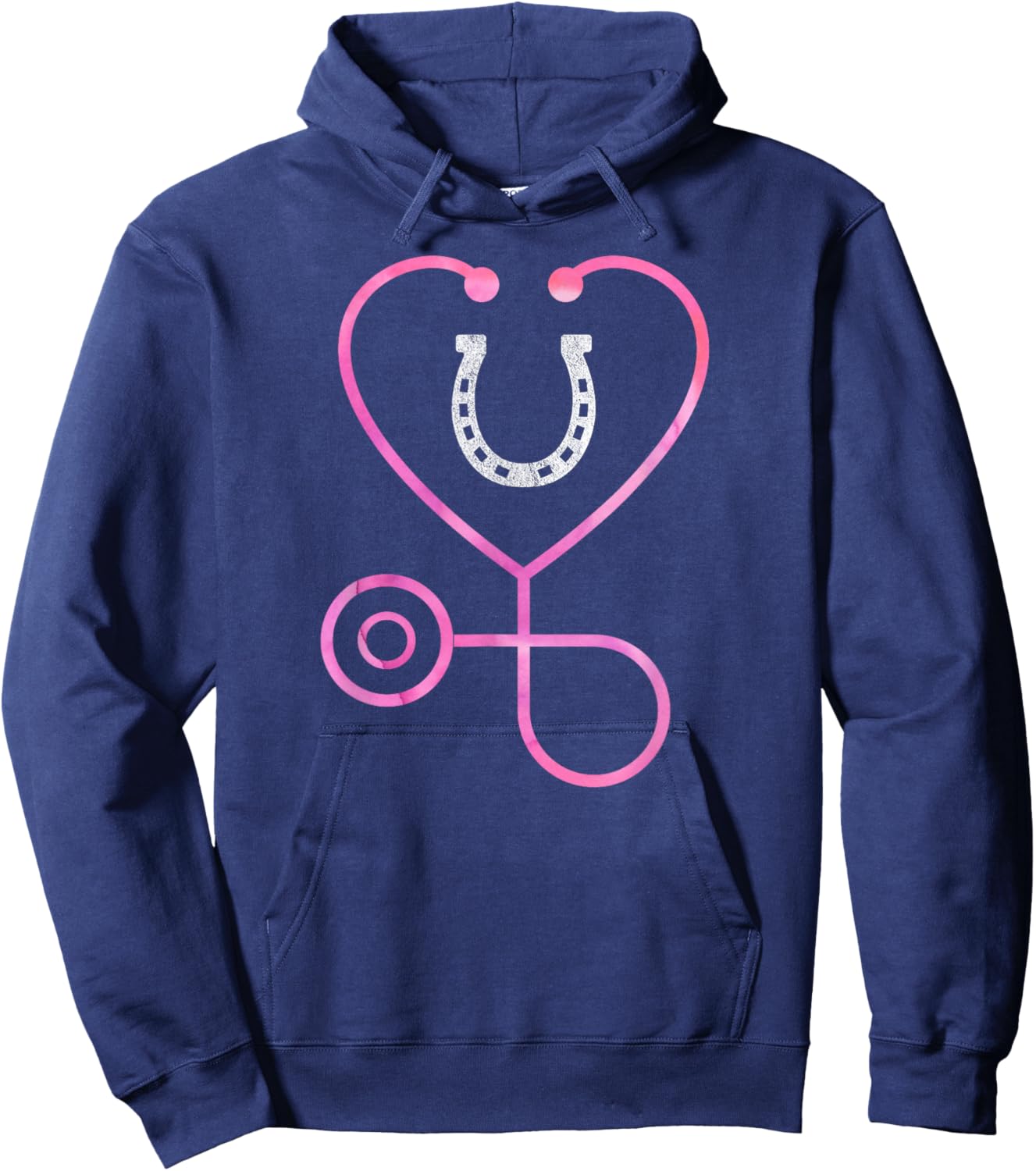 Equine Vet Tech Veterinarian Veterinary Medicine Hoodie - Hoodie | Navy