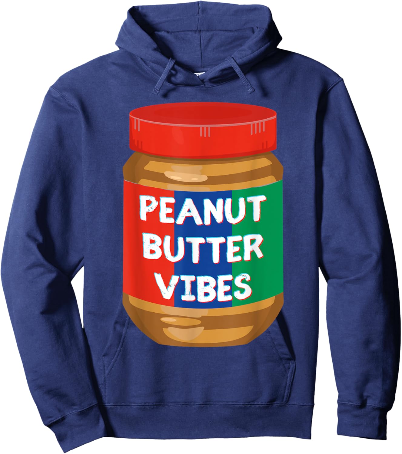 Peanut Butter Vibes Hoodie - Hoodie | Navy