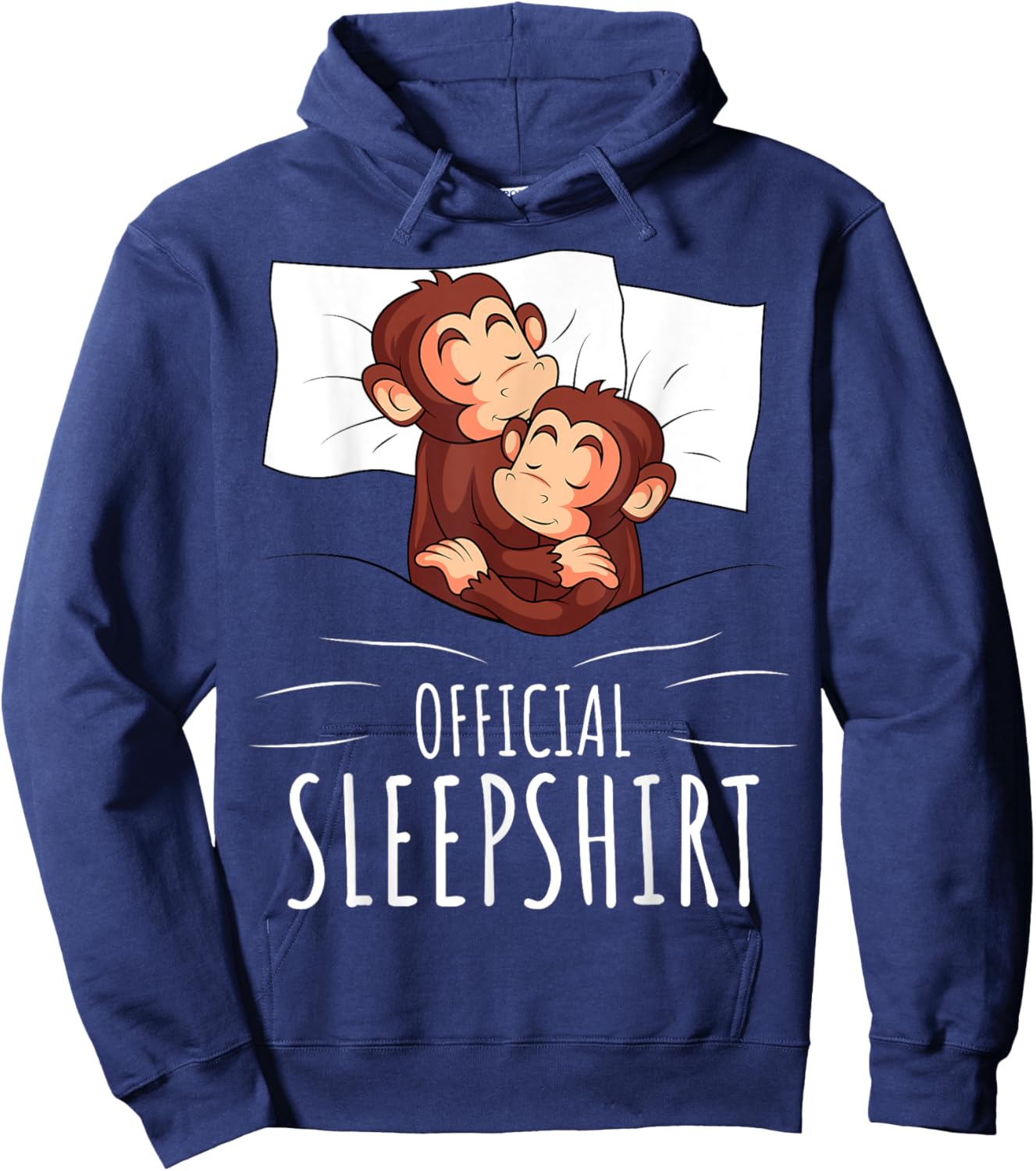 Sleeping Monkey Official Sleepshirt Hoodie - Hoodie | Navy
