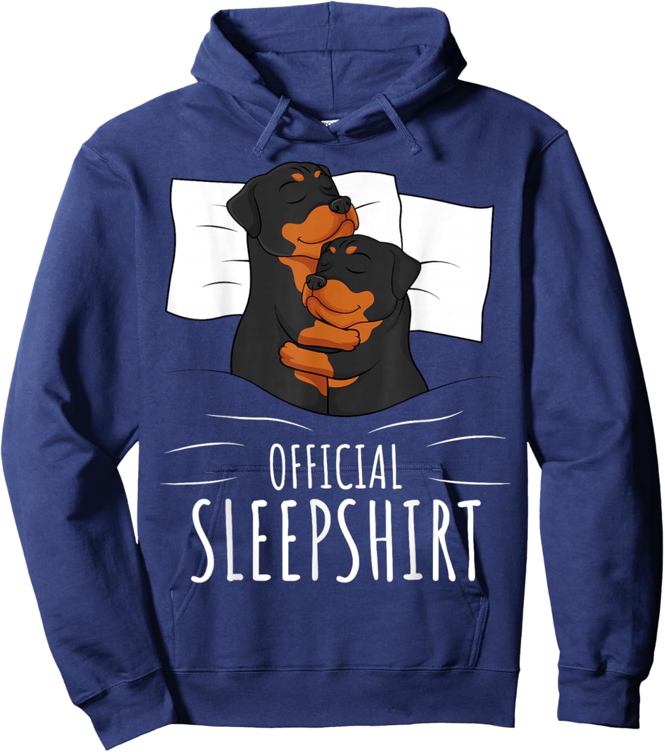 Rottweiler Rottie Dog Official Sleepshirt Women Girls Kids Hoodie - Hoodie | Navy