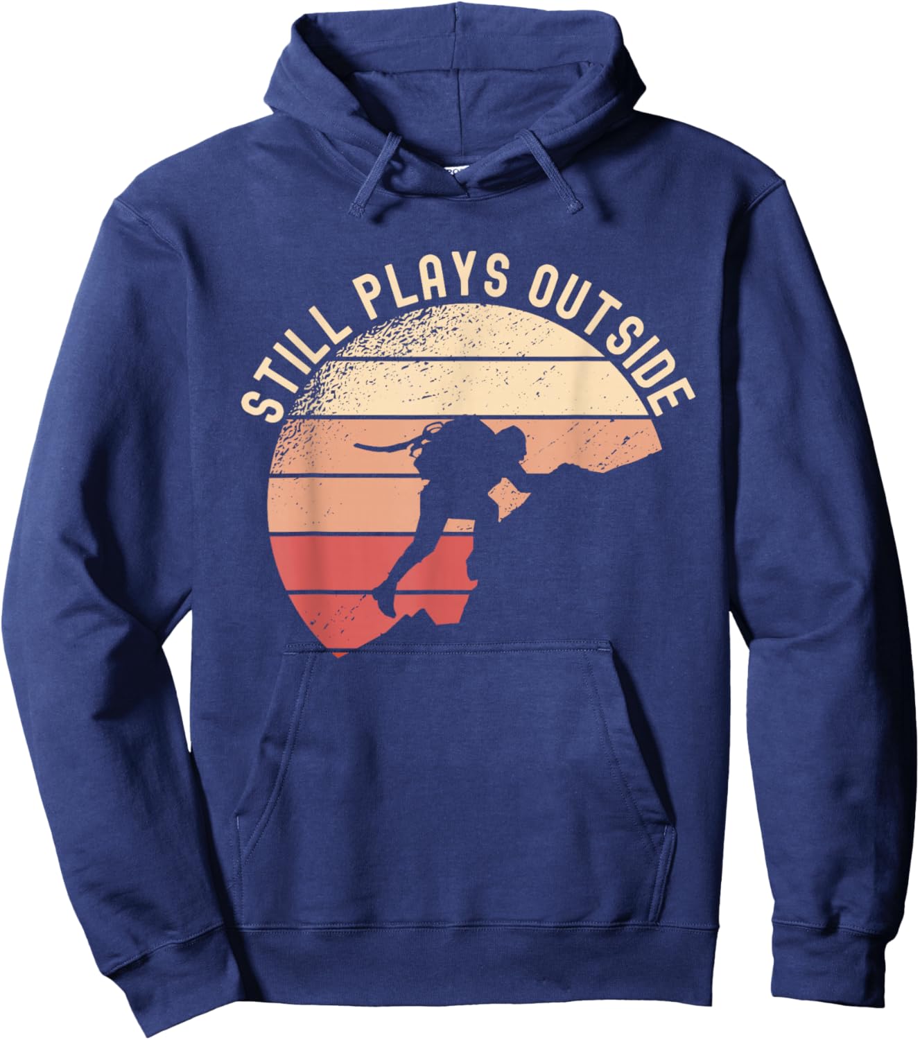 Still Plays Outside Rock Climbing Hoodie - Hoodie | Navy