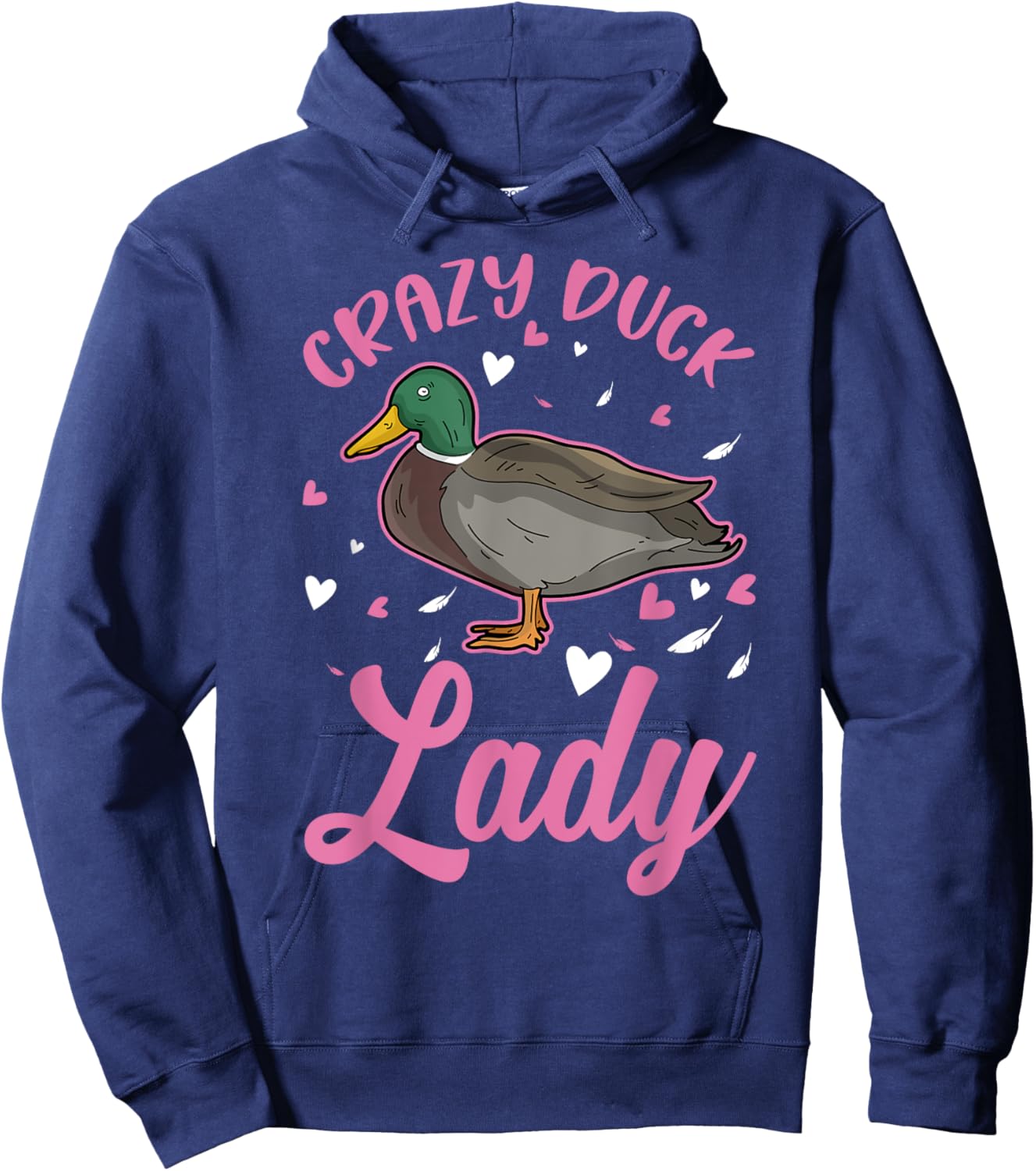 Crazy Duck lady Hoodie - Hoodie | Navy