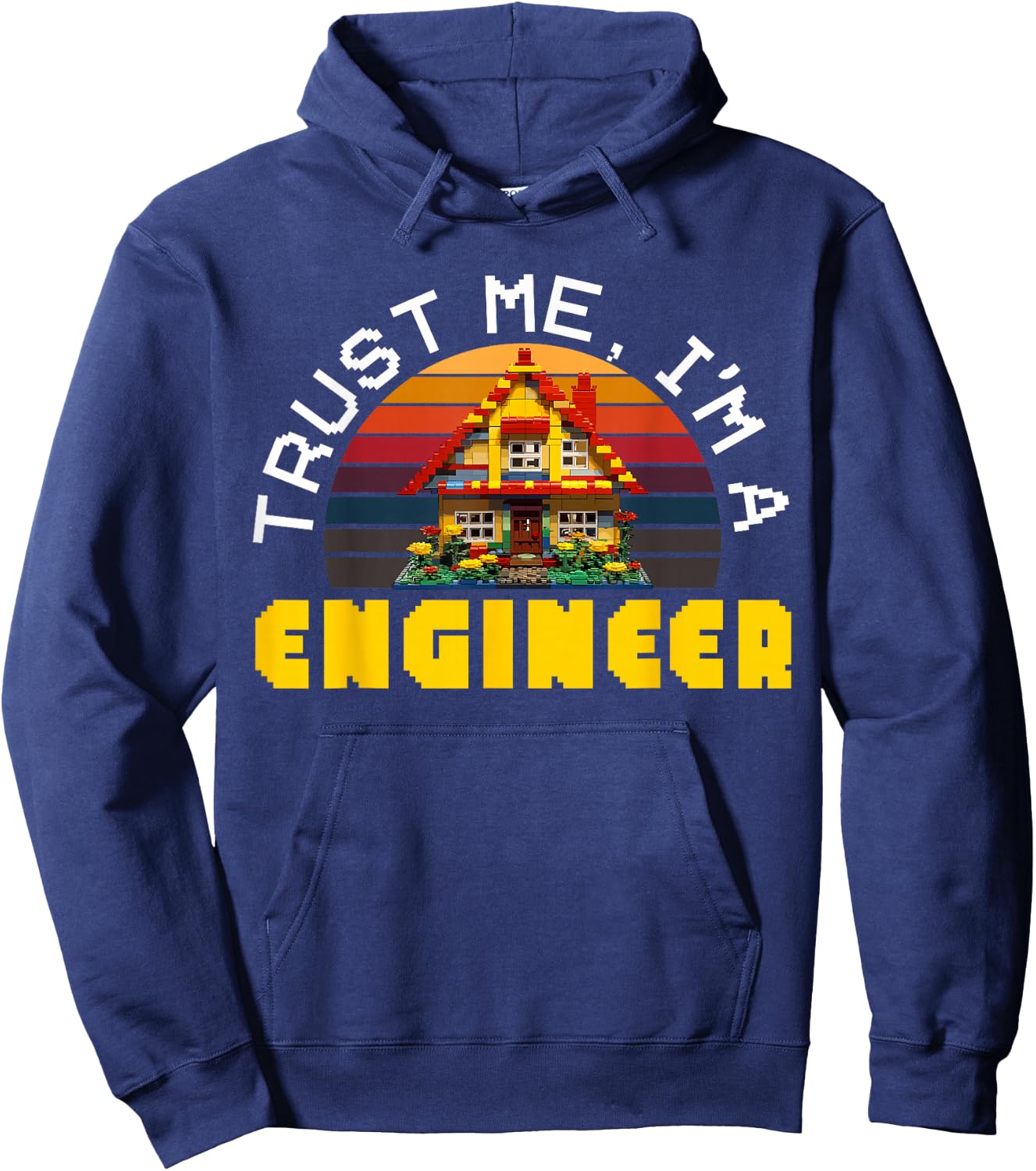 Master Builder Bricks Blocks Play Toys Hoodie - Hoodie | Navy