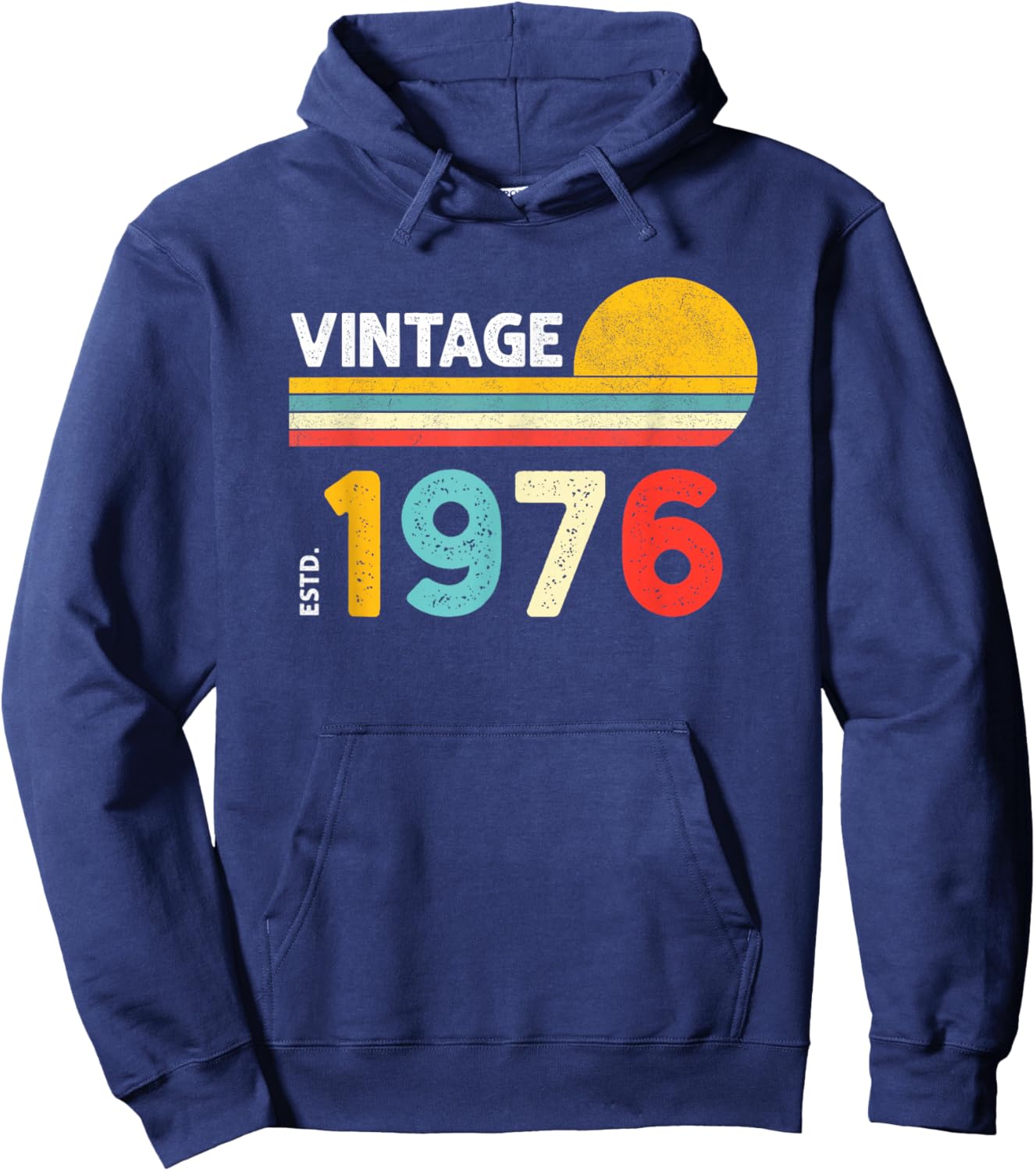 Vintage 1976 Hoodie - Hoodie | Navy