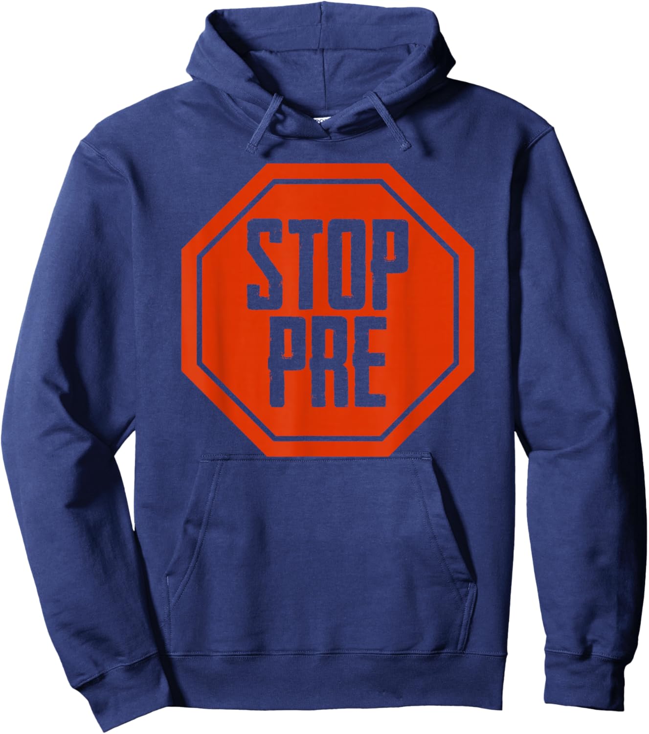 Stop Pre Long Distance Running Technique Runner Enthusiasts Hoodie - Hoodie | Navy