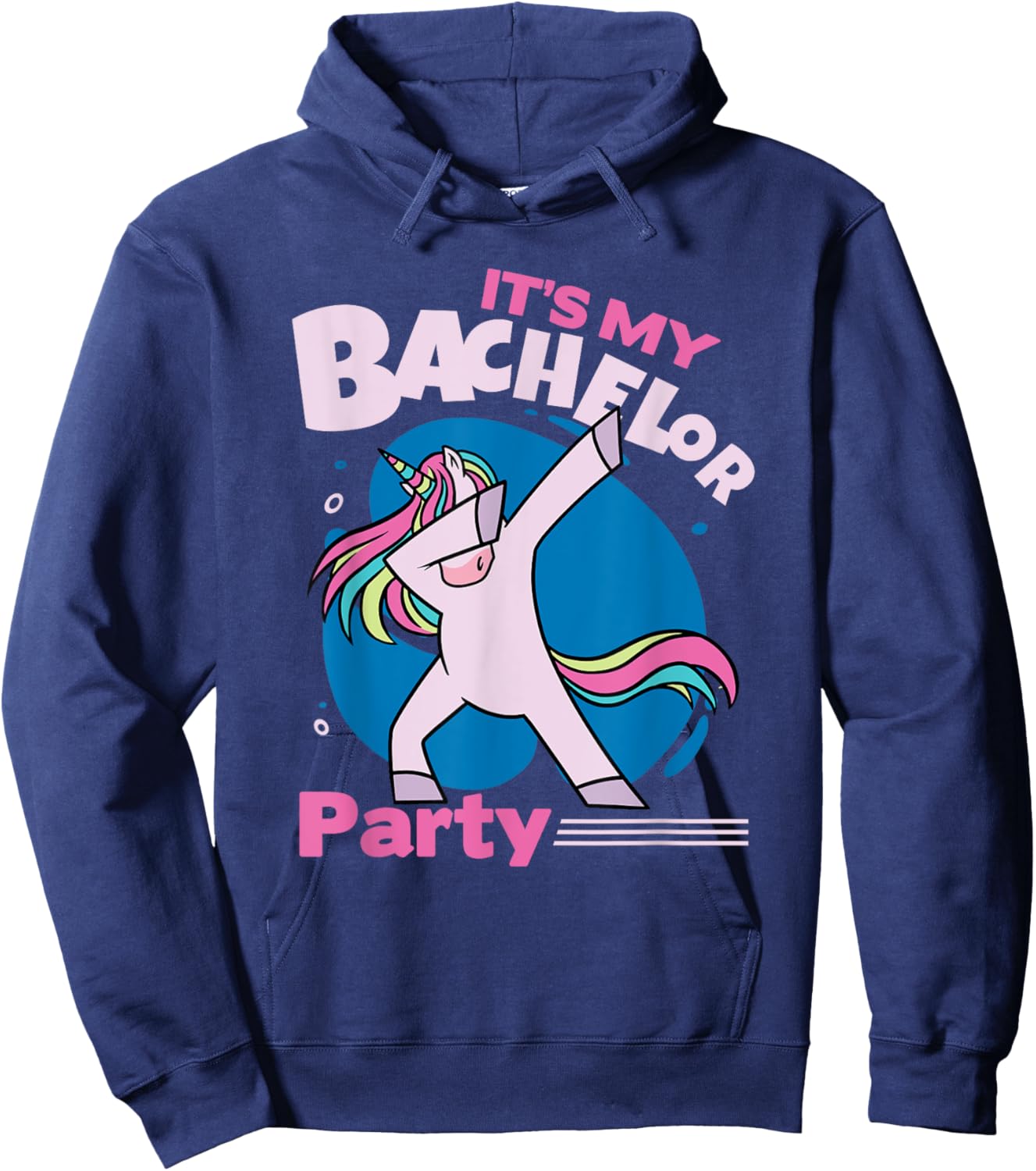 It's My Bachelor Party Naughty Funny Groom Hoodie - Hoodie | Navy