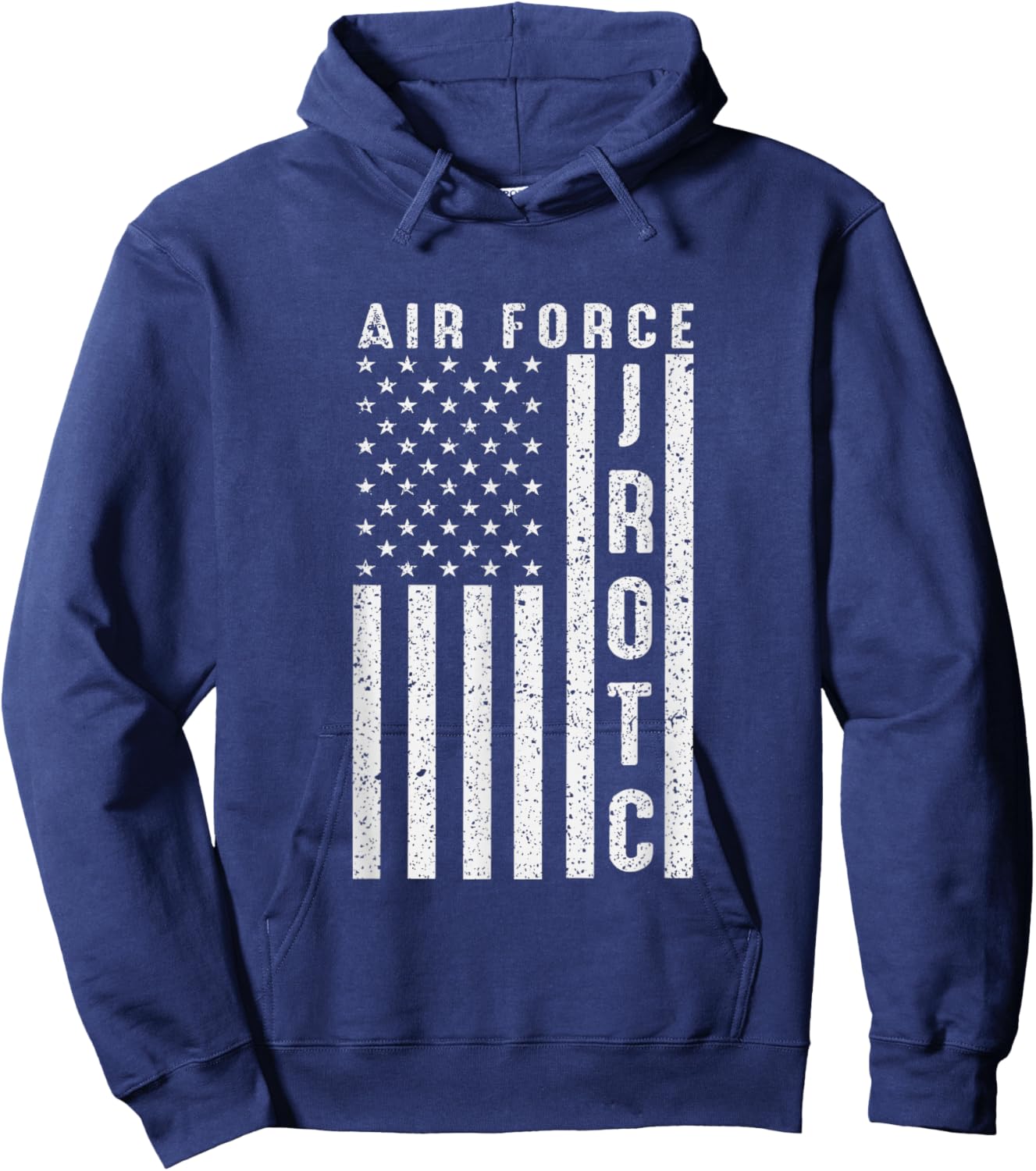 Air Force Junior ROTC USAF JROTC USA Flag Hoodie - Hoodie | Navy