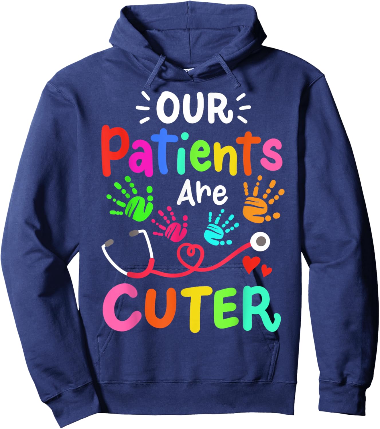 Pediatrician Pediatric Doctor Pediatric Nurse Hoodie - Hoodie | Navy