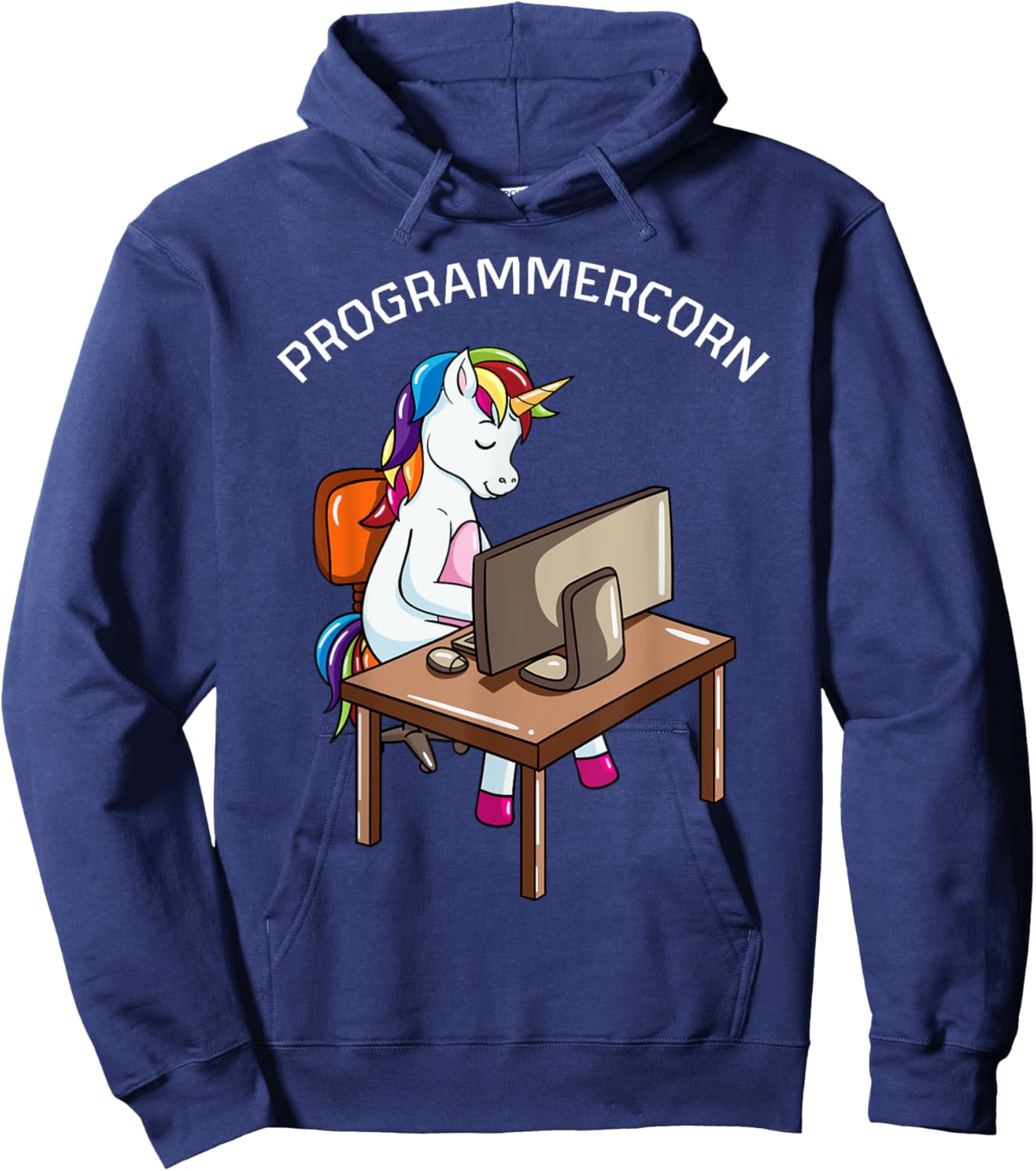 Programmercorn Unicorn Lover Programmer Web Developer Hoodie - Hoodie | Navy