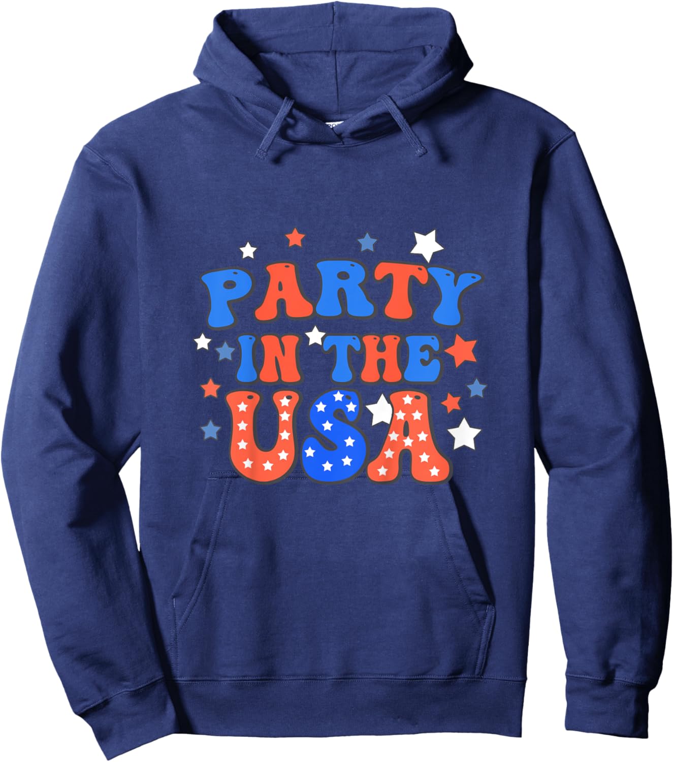 Party In The USA 4th Of July Independence Day Baby Toddler Hoodie - Hoodie | Navy