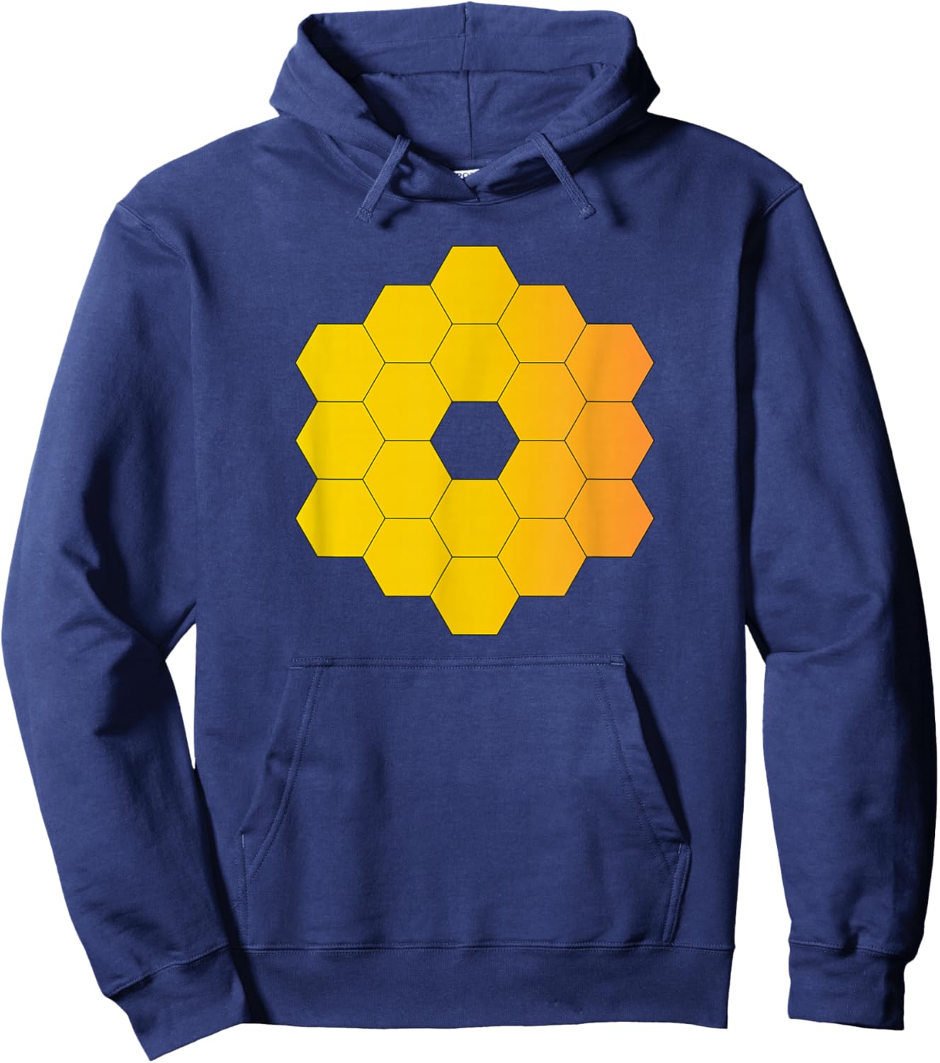 Webb Space Telescope Mirror Design Science Universe JWST Hoodie - Hoodie | Navy