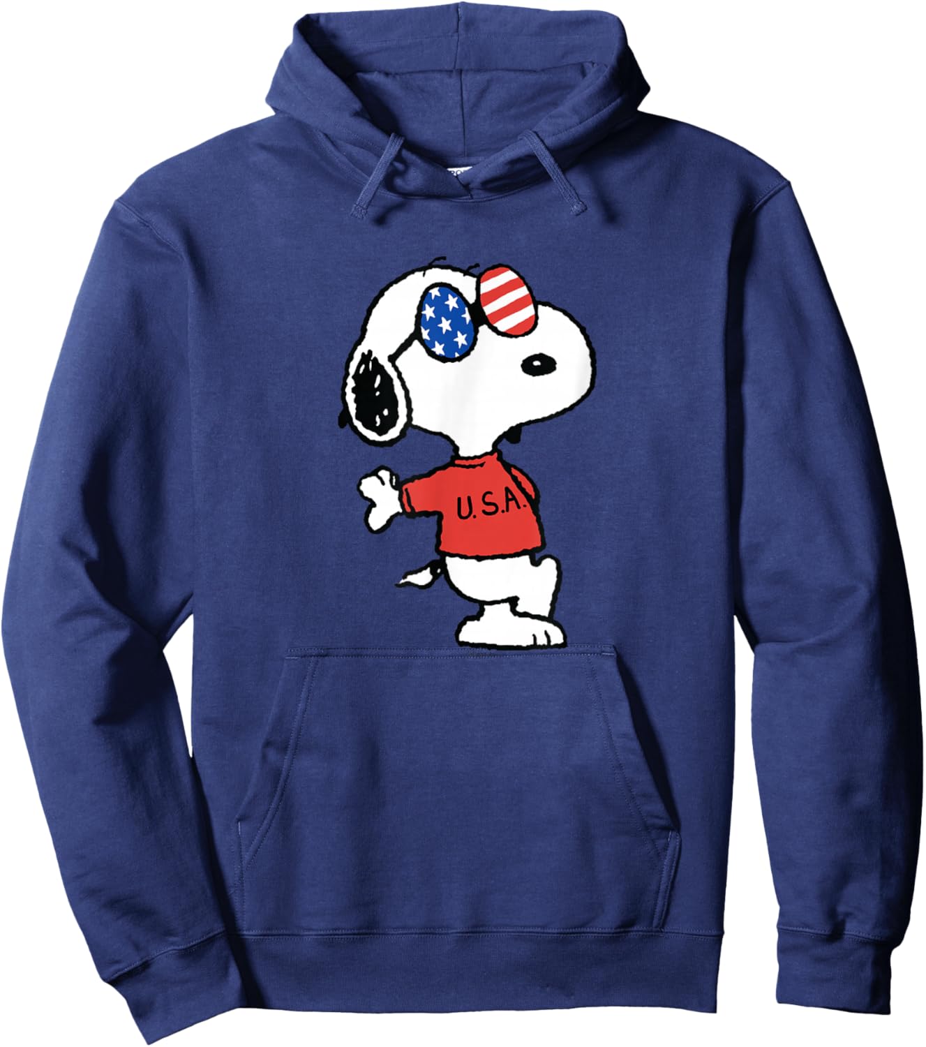 Peanuts - Americana Snoopy Joe Cool USA Hoodie - Hoodie | Navy