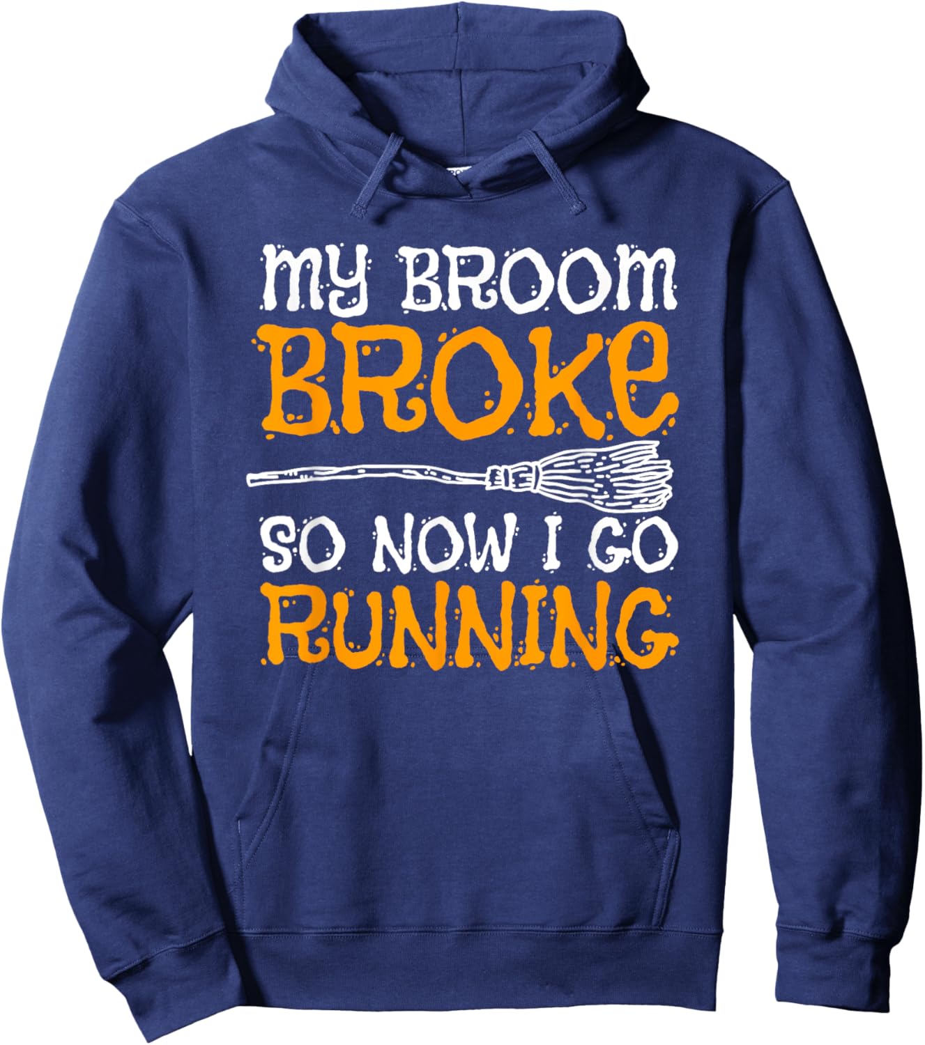 Funny Witch Costume Hoodie - Hoodie | Navy