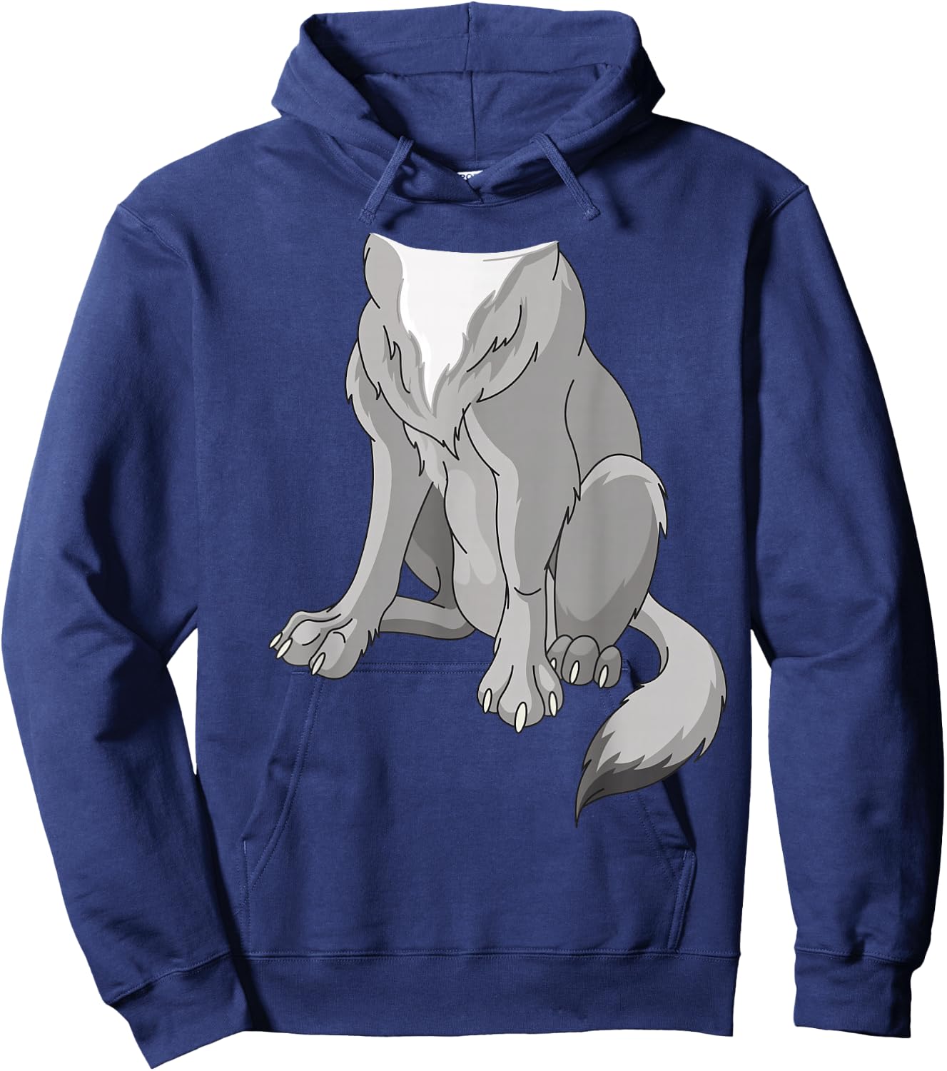 Wolf Shirt Adult Men Women Kids Werewolf Costume Hoodie - Hoodie | Navy
