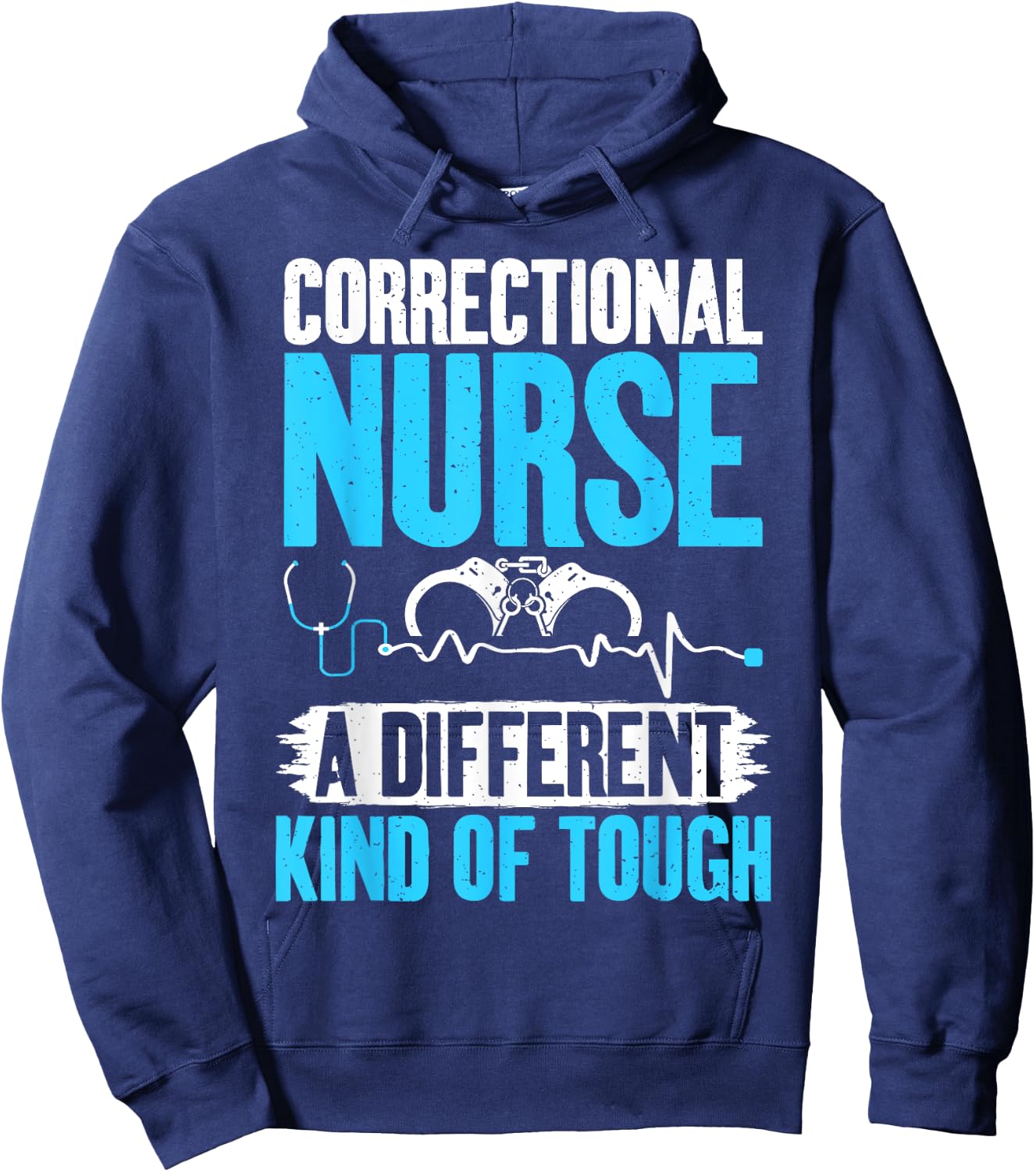 A Different Kind of Touch Correctional Nurse Hoodie - Hoodie | Navy