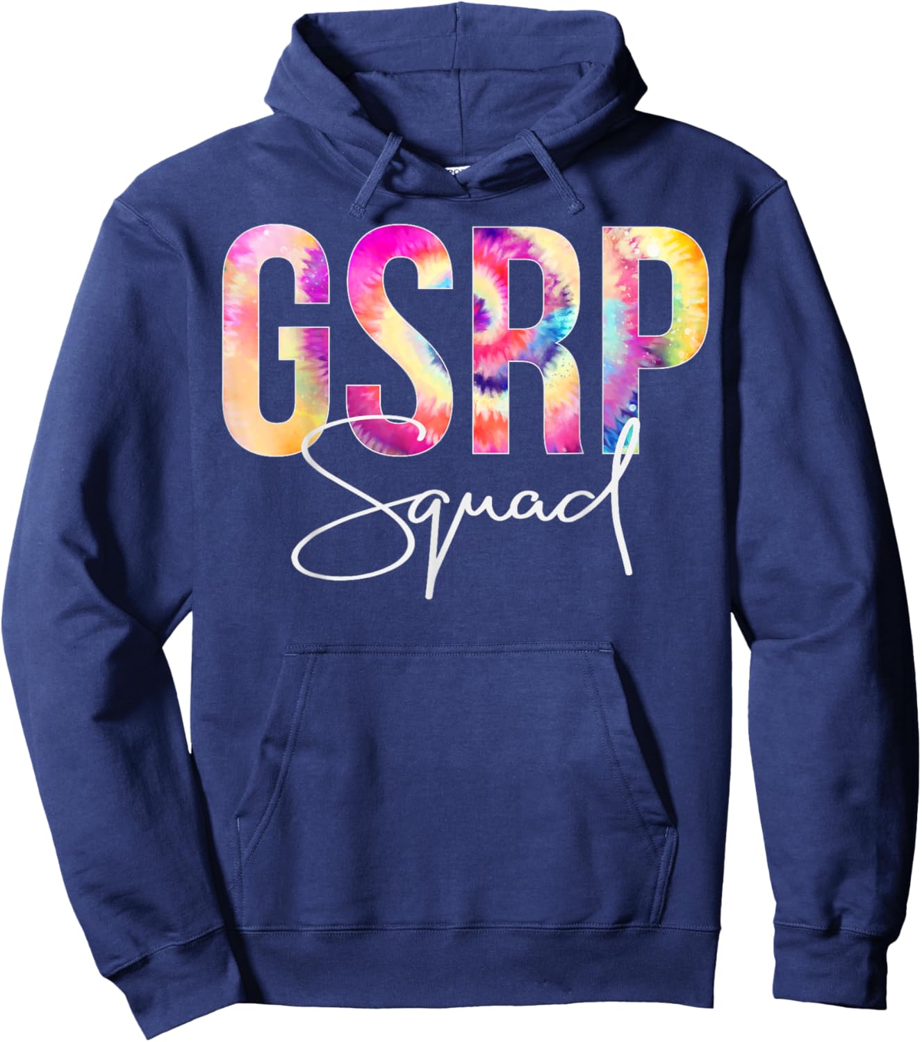GSRP Squad Tie Dye Back To School women appreciation Hoodie - Hoodie | Navy