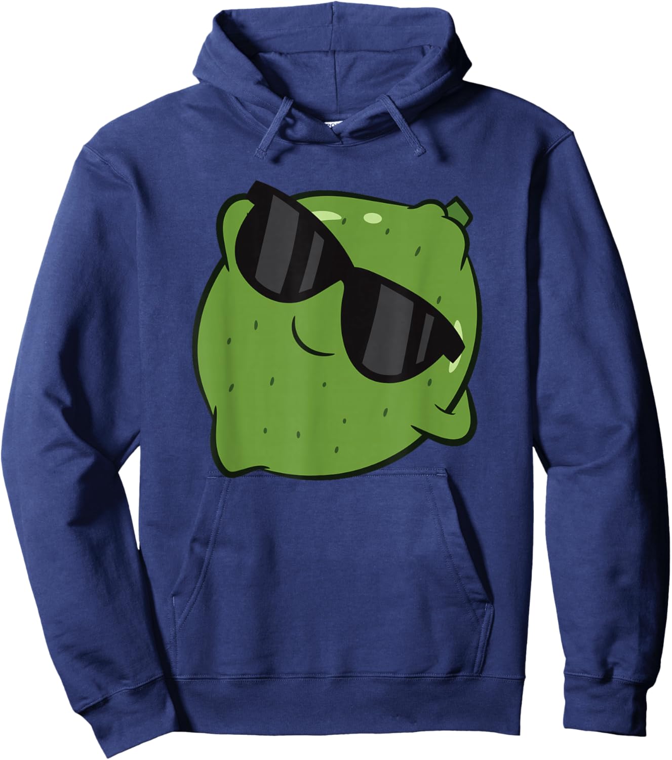 Cute Lime Fruit Relaxing Lazy Lime Hoodie - Hoodie | Navy