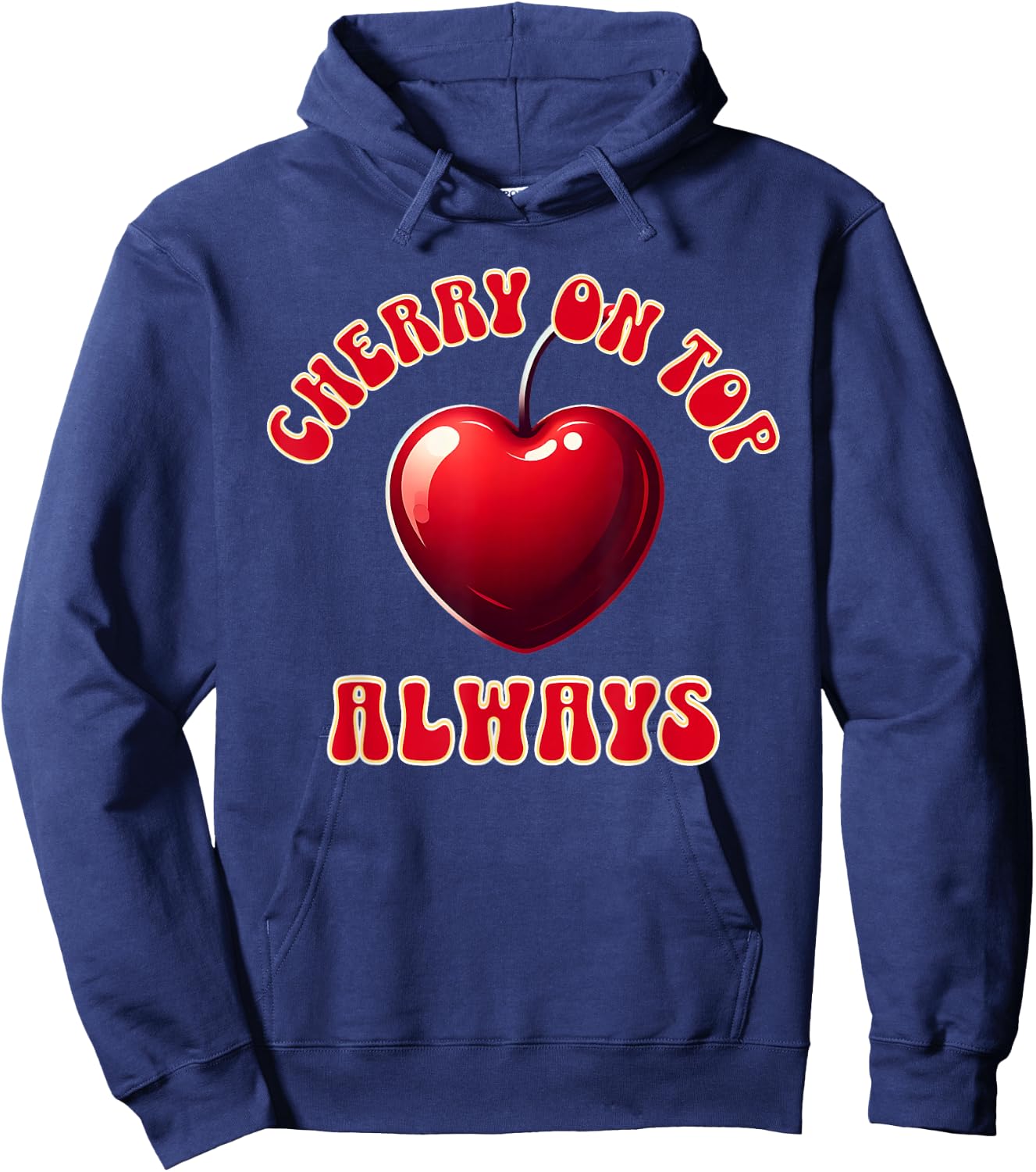 Cherry On Top Always, Summer Crische Hoodie - Hoodie | Navy