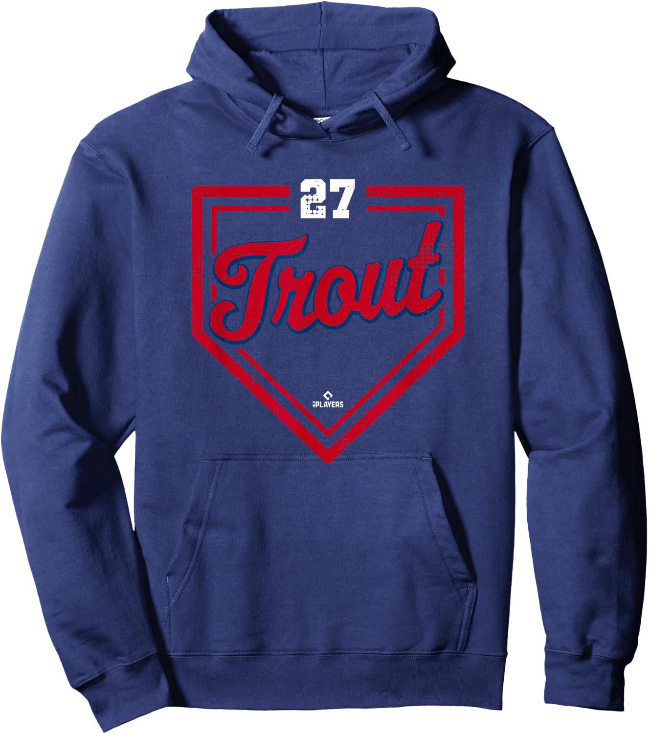 Home Plate Gameday Mike Trout Los Angeles MLBPA Hoodie - Hoodie | Navy