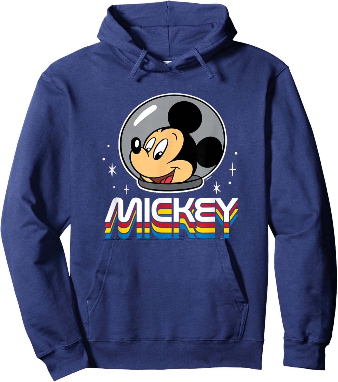 Mickey Mouse - Retro Space Hoodie - Hoodie | Navy