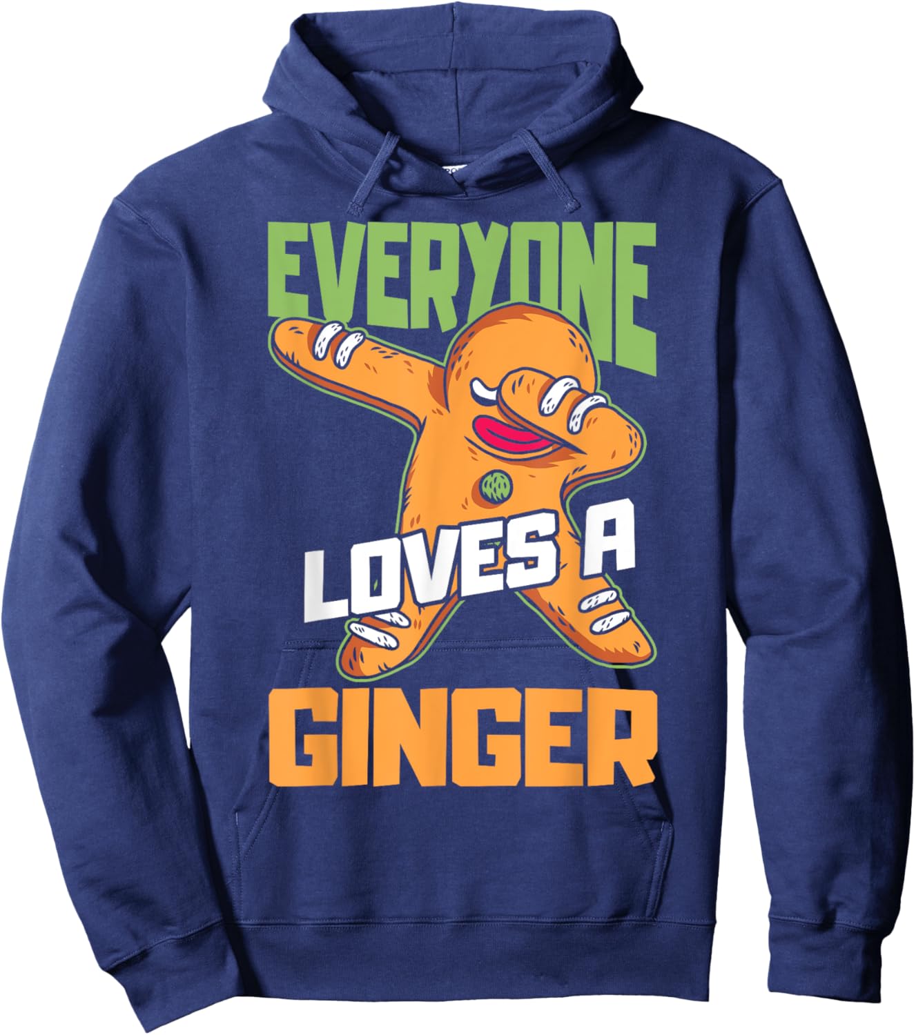 Everyone Loves a Ginger Vintage Christmas Hoodie - Hoodie | Navy
