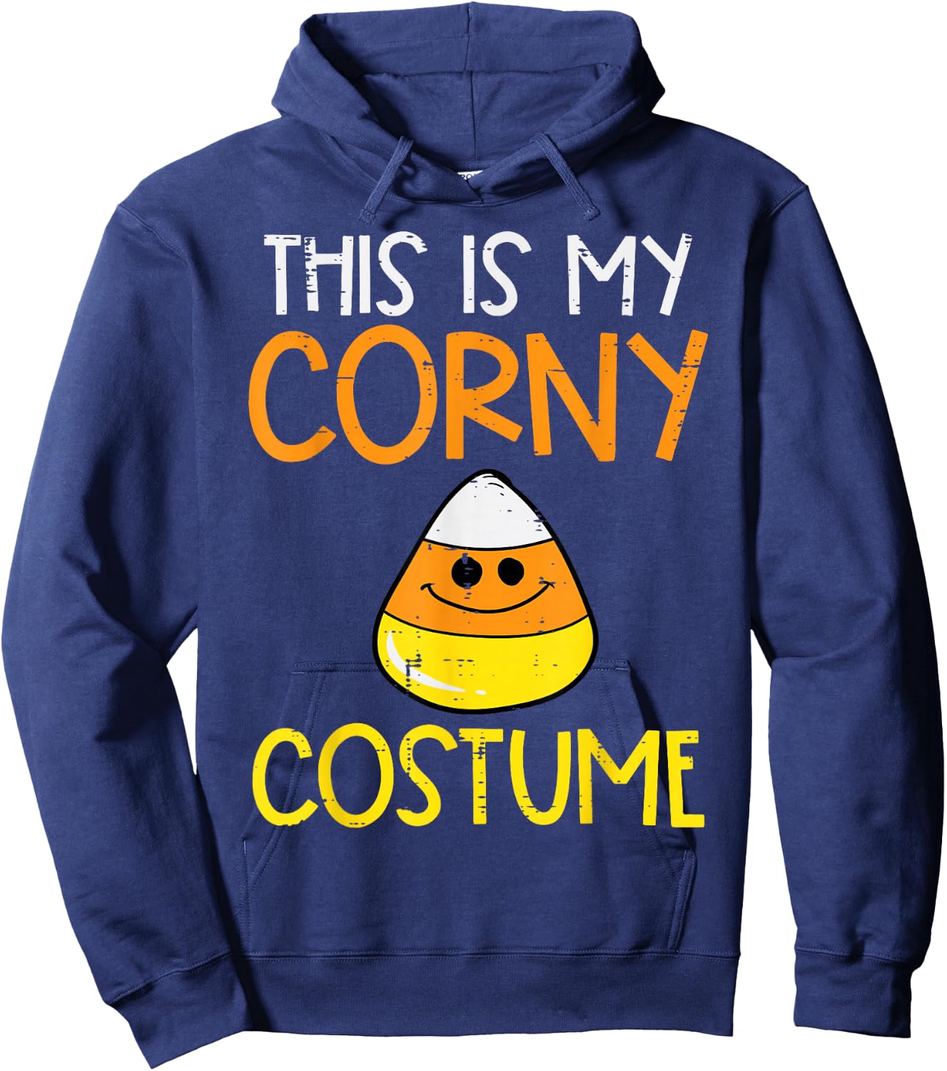 Halloween This My Corny Costume Candy Corn Kids Men Women Hoodie - Hoodie | Navy