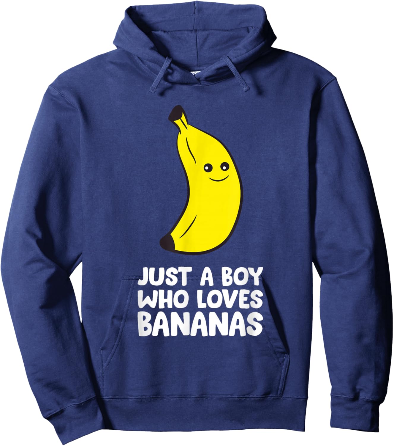 Just a Boy Who Loves Bananas Hoodie - Hoodie | Navy