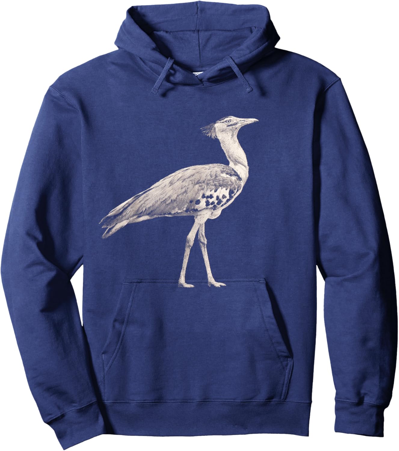 Kori Bustard Africa Bird Watcher Hoodie - Hoodie | Navy