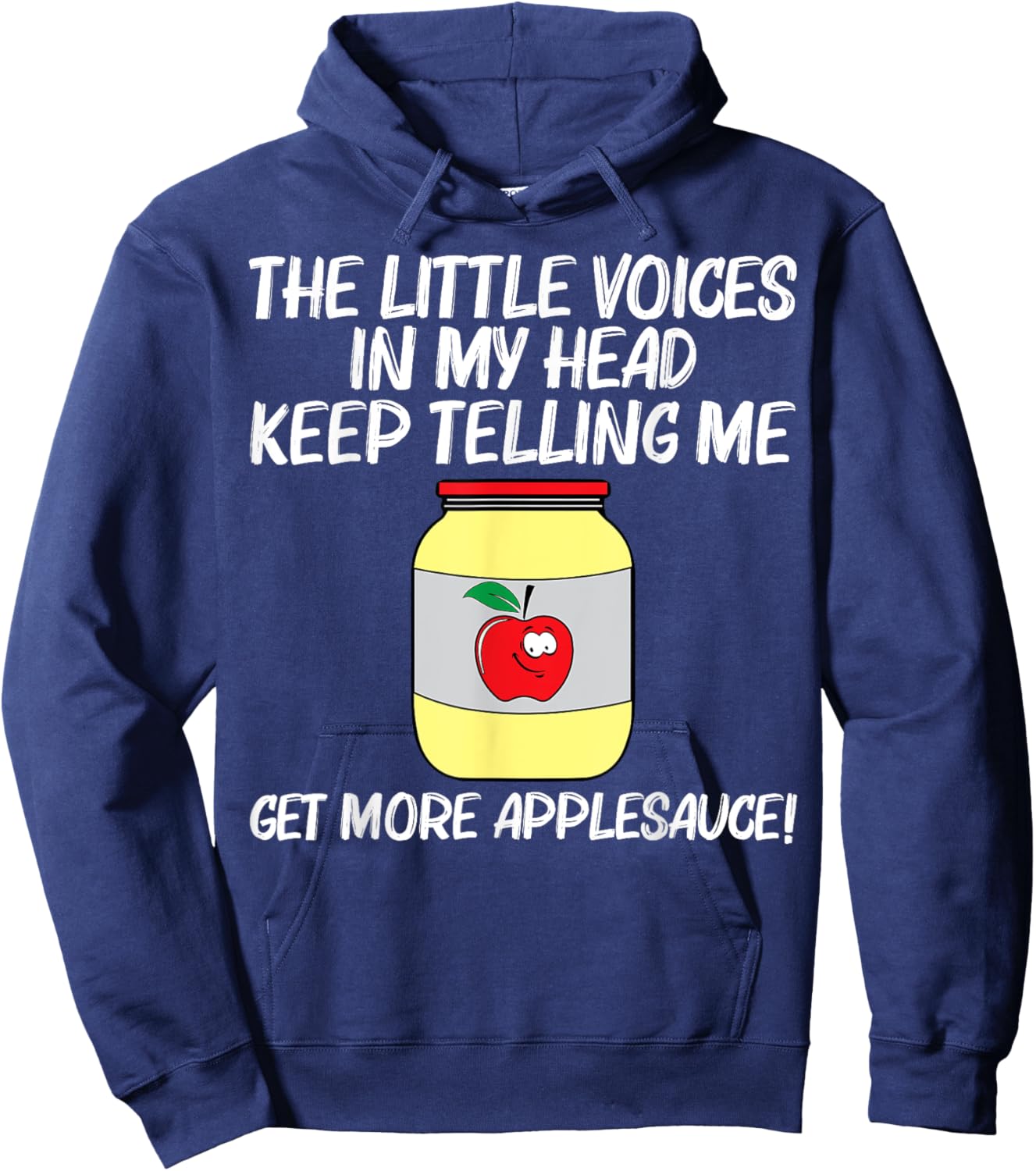 Cool Applesauce Women Sweetened Apple Sauce Food Jar Hoodie - Hoodie | Navy