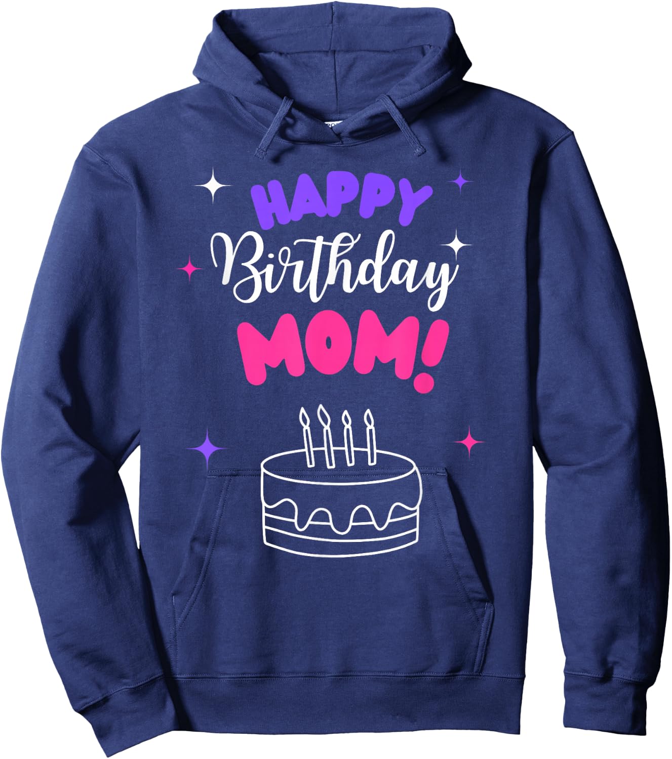 Happy Birthday Mom Birthday Bday Costume Family Party Hoodie - Hoodie | Navy
