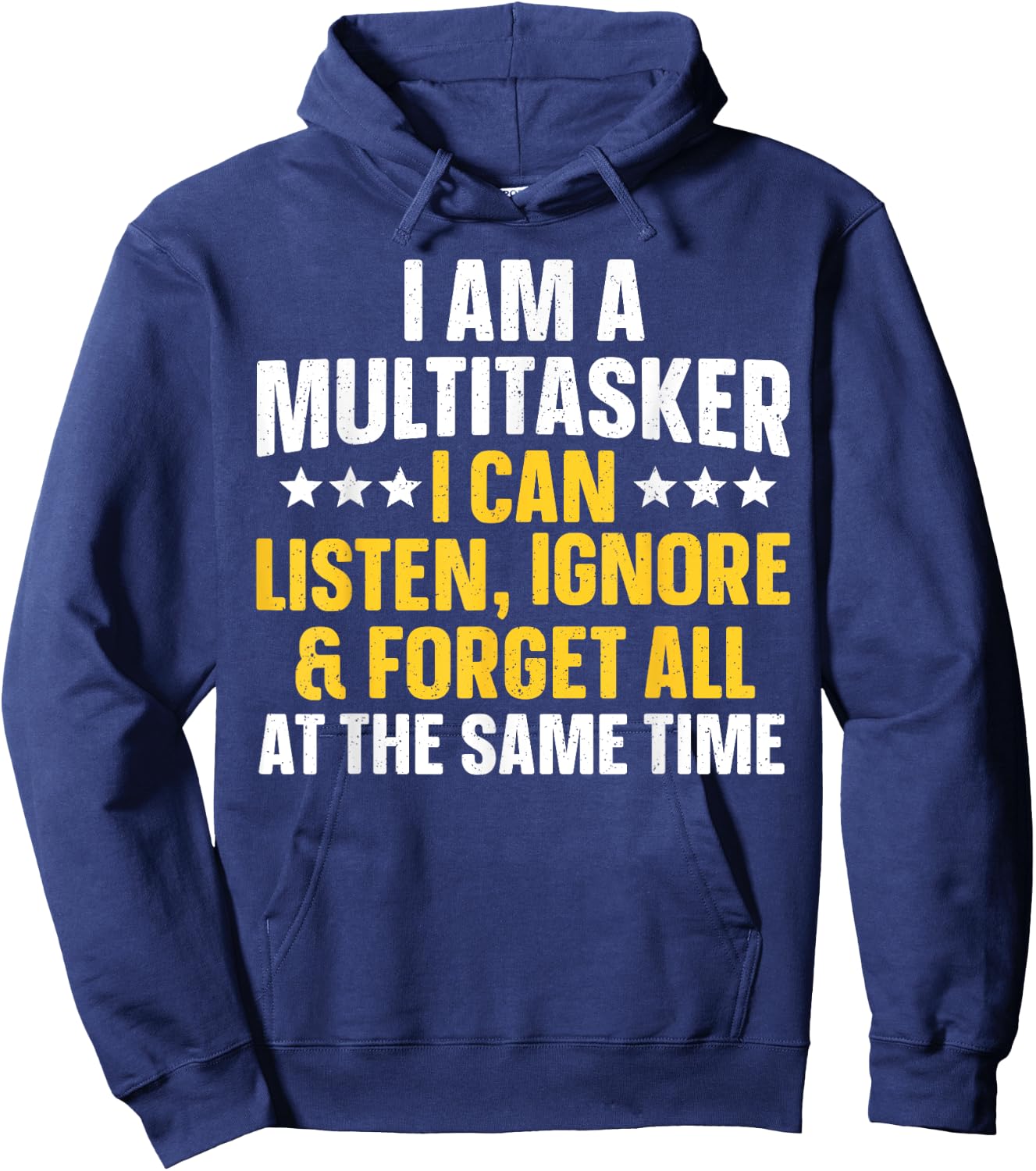 Funny Quote Art For Sarcastic People Men Women Gag Sayings Hoodie - Hoodie | Navy