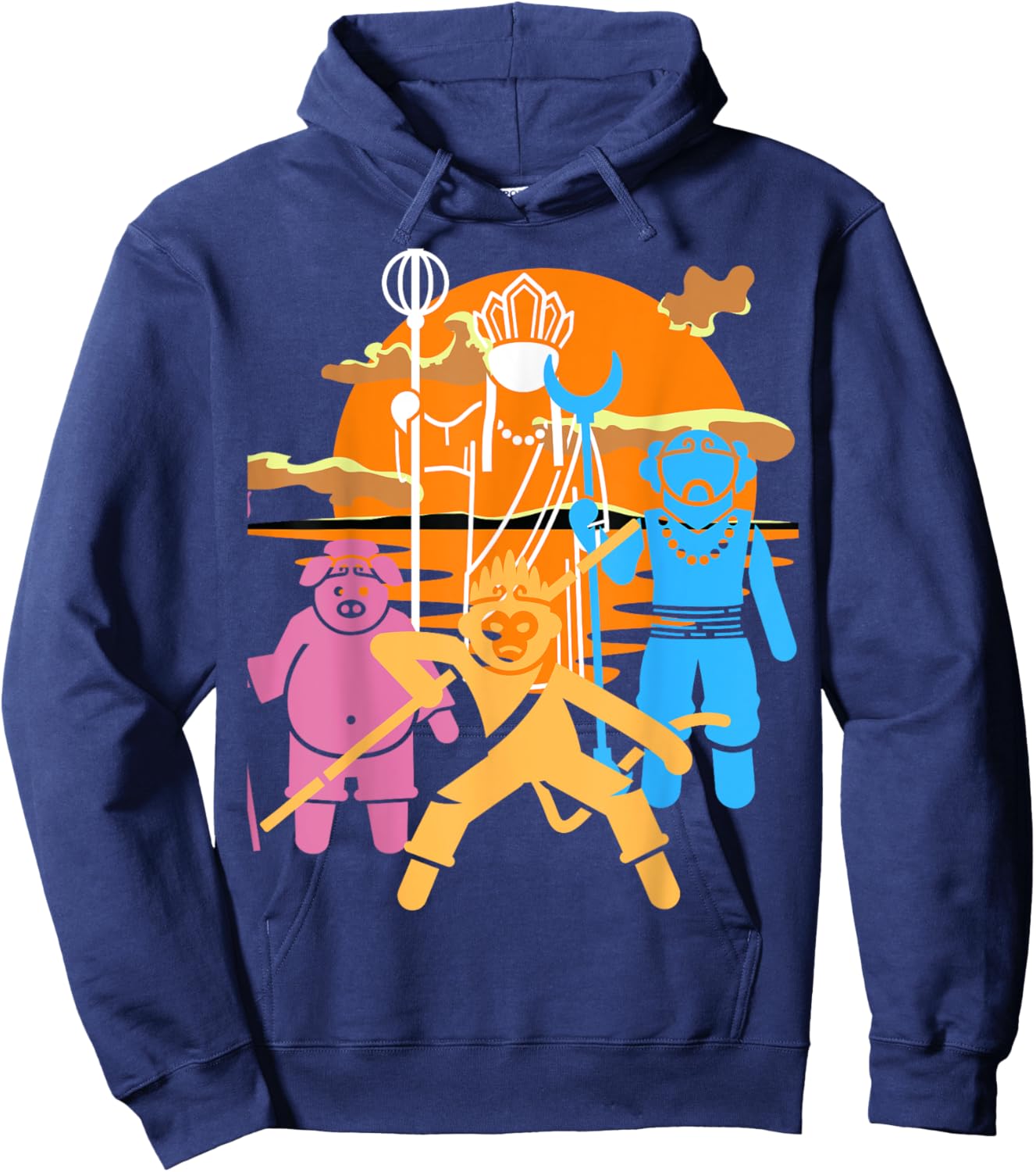 Monkey King Hoodie - Hoodie | Navy