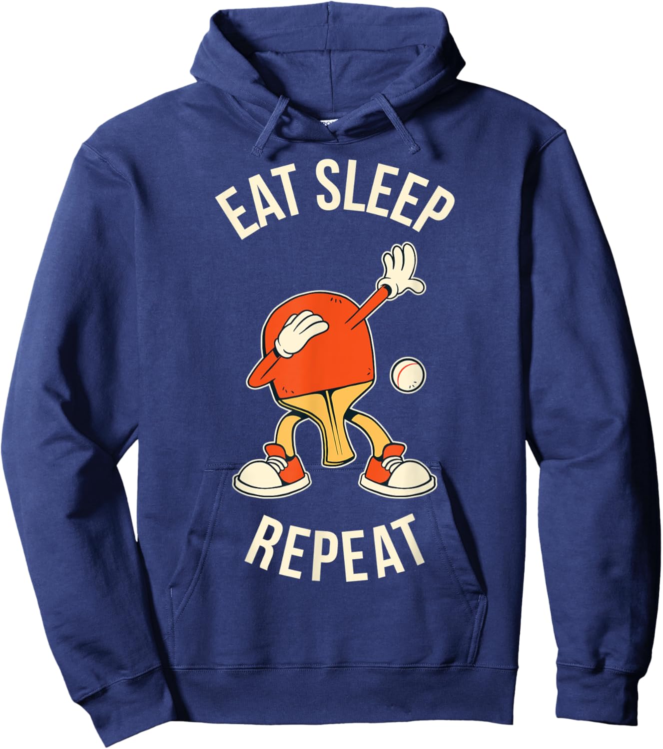Eat Sleep Ping Pong Repeat Hoodie - Hoodie | Navy