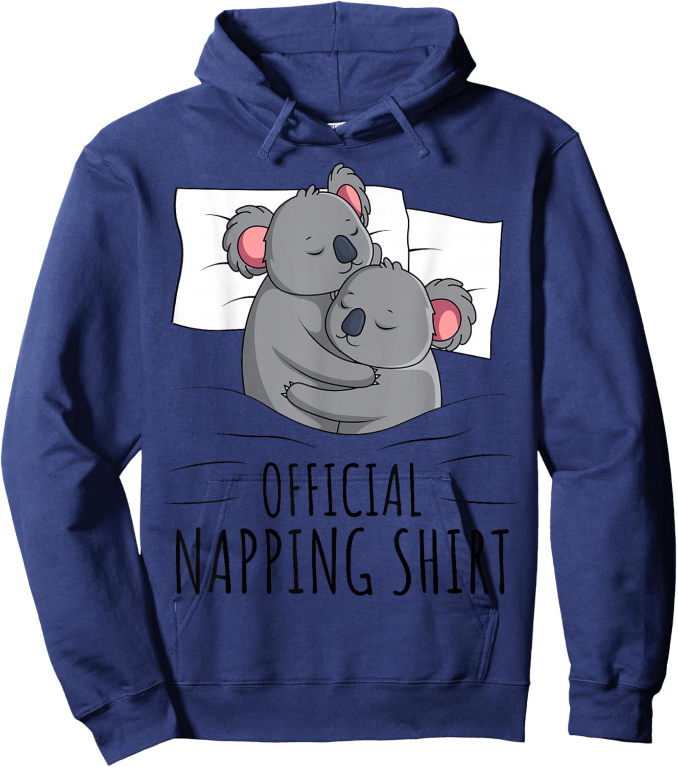 Sleeping Koala Lover Official Napping Hoodie - Hoodie | Navy