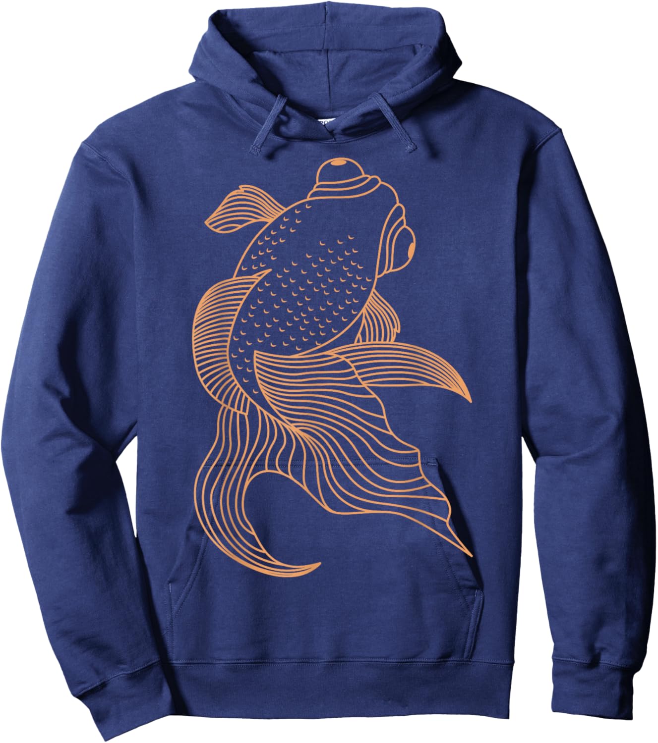 Goldfish Freshwater Fish Aquarist Hobby Aquarium Fishkeeping Hoodie - Hoodie | Navy