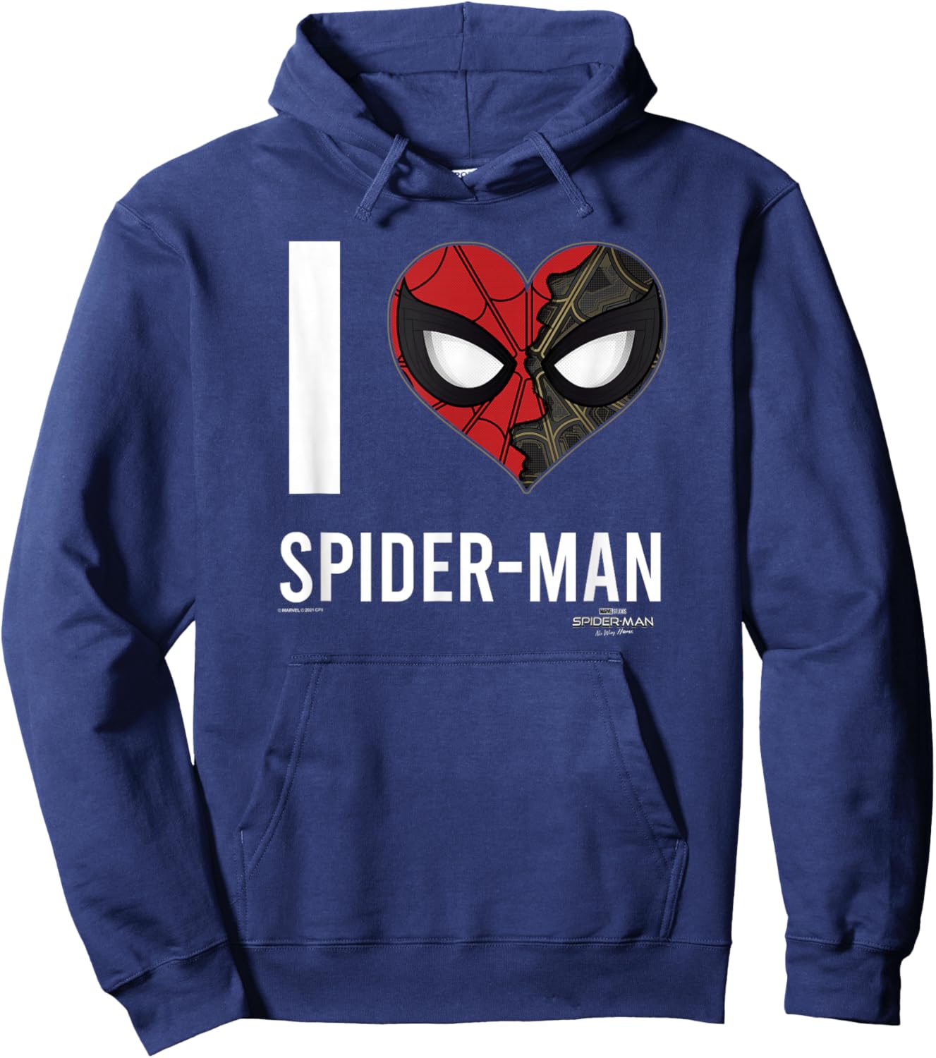 Marvel Spider-Man No Way Home I Heart Spider-Man Hoodie - Hoodie | Navy