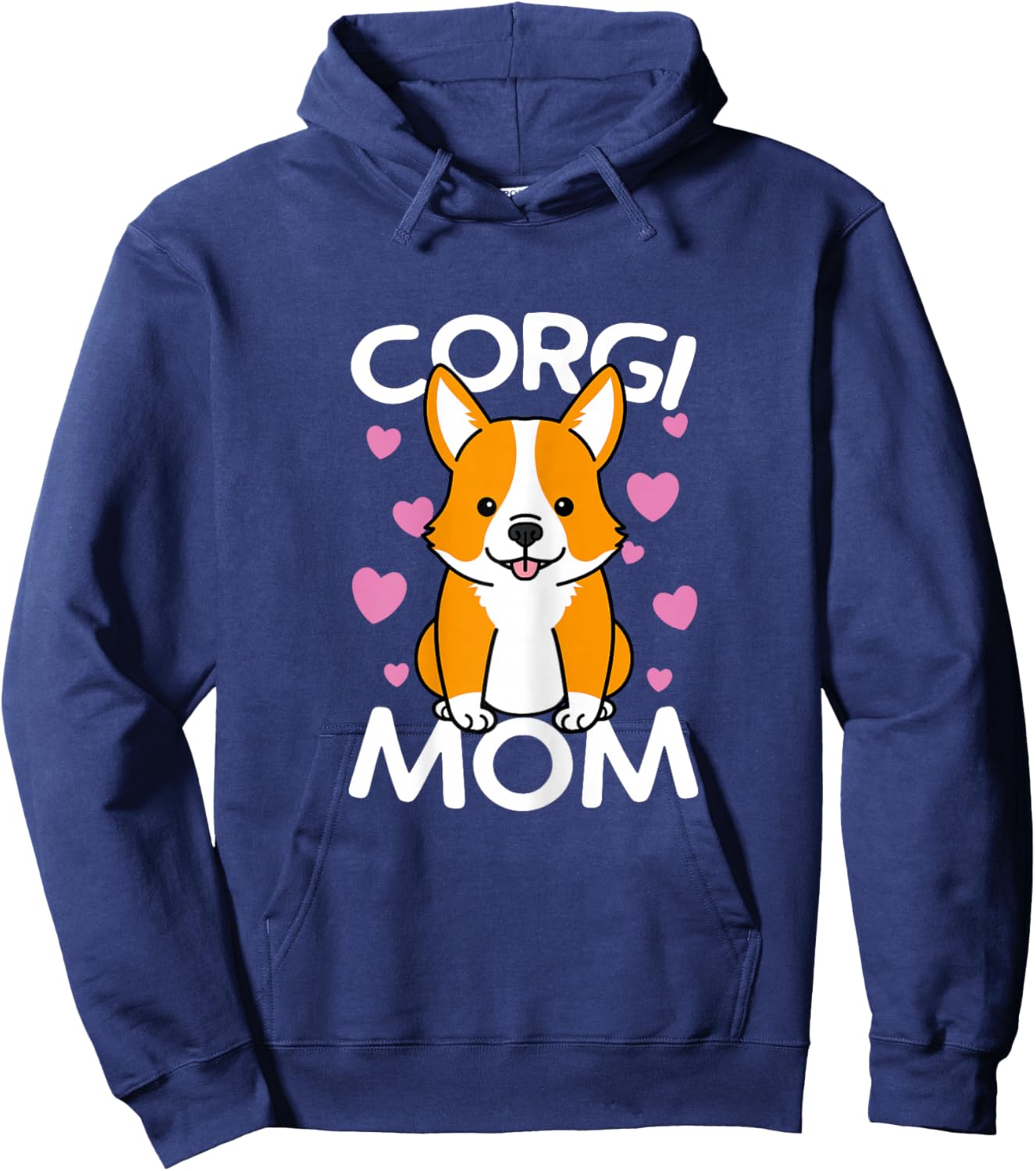 Corgi Mother Women Mother's Day Girls Dog Mum Hoodie - Hoodie | Navy
