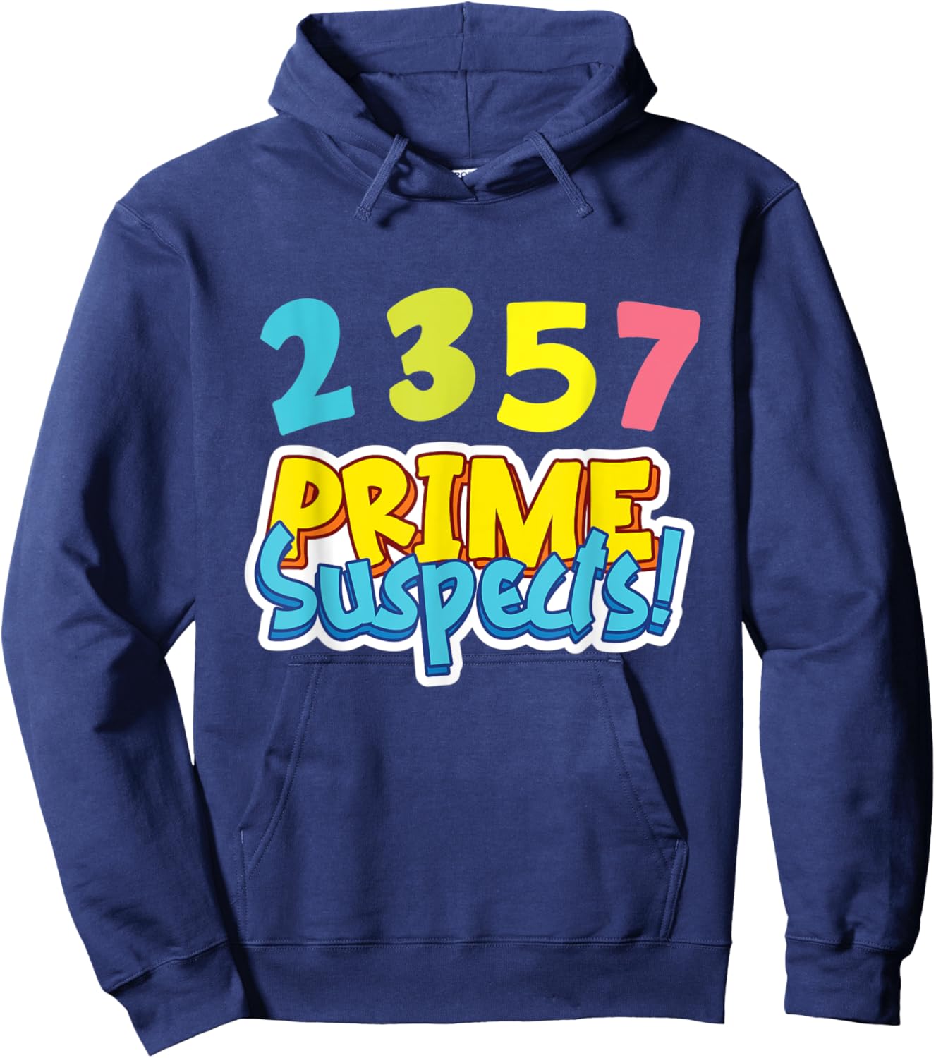 2,3,5,7 - Prime Suspects Hoodie - Hoodie | Navy