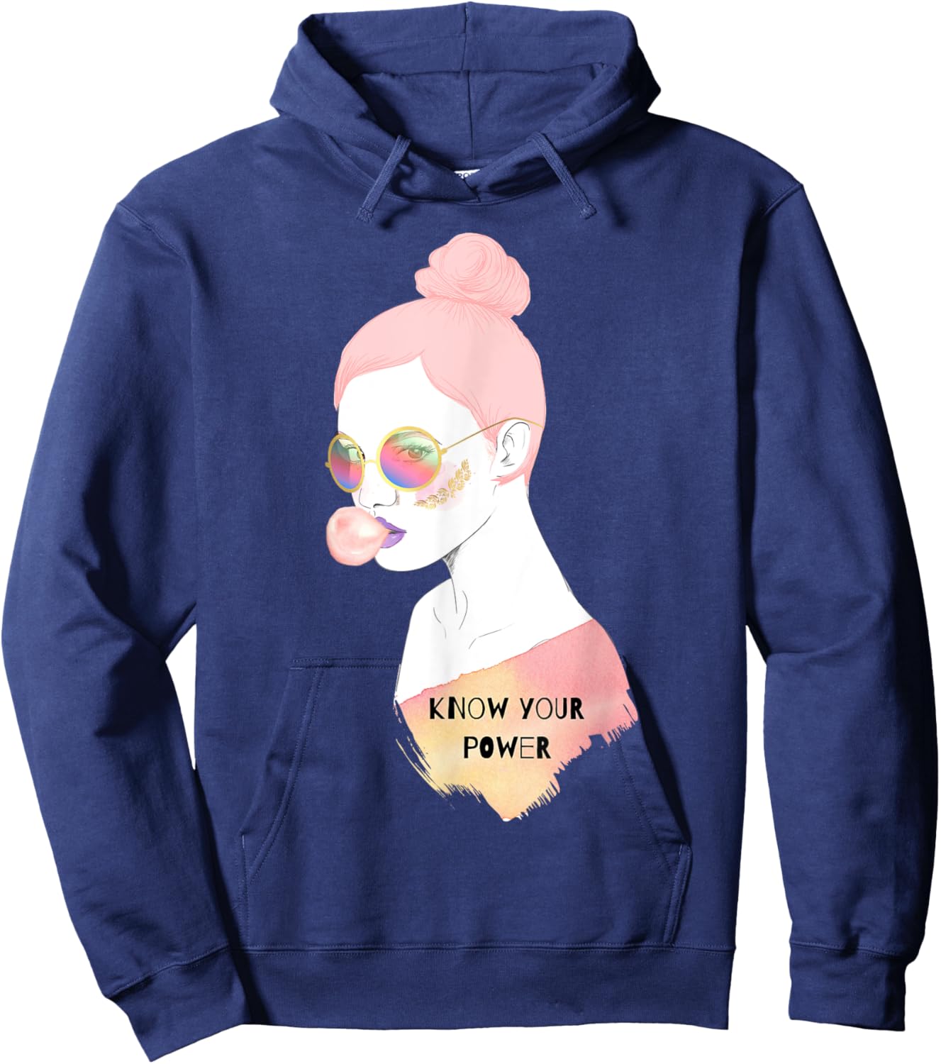 Know Your Power Shirt Women Empowering Rights Inspirational Hoodie - Hoodie | Navy