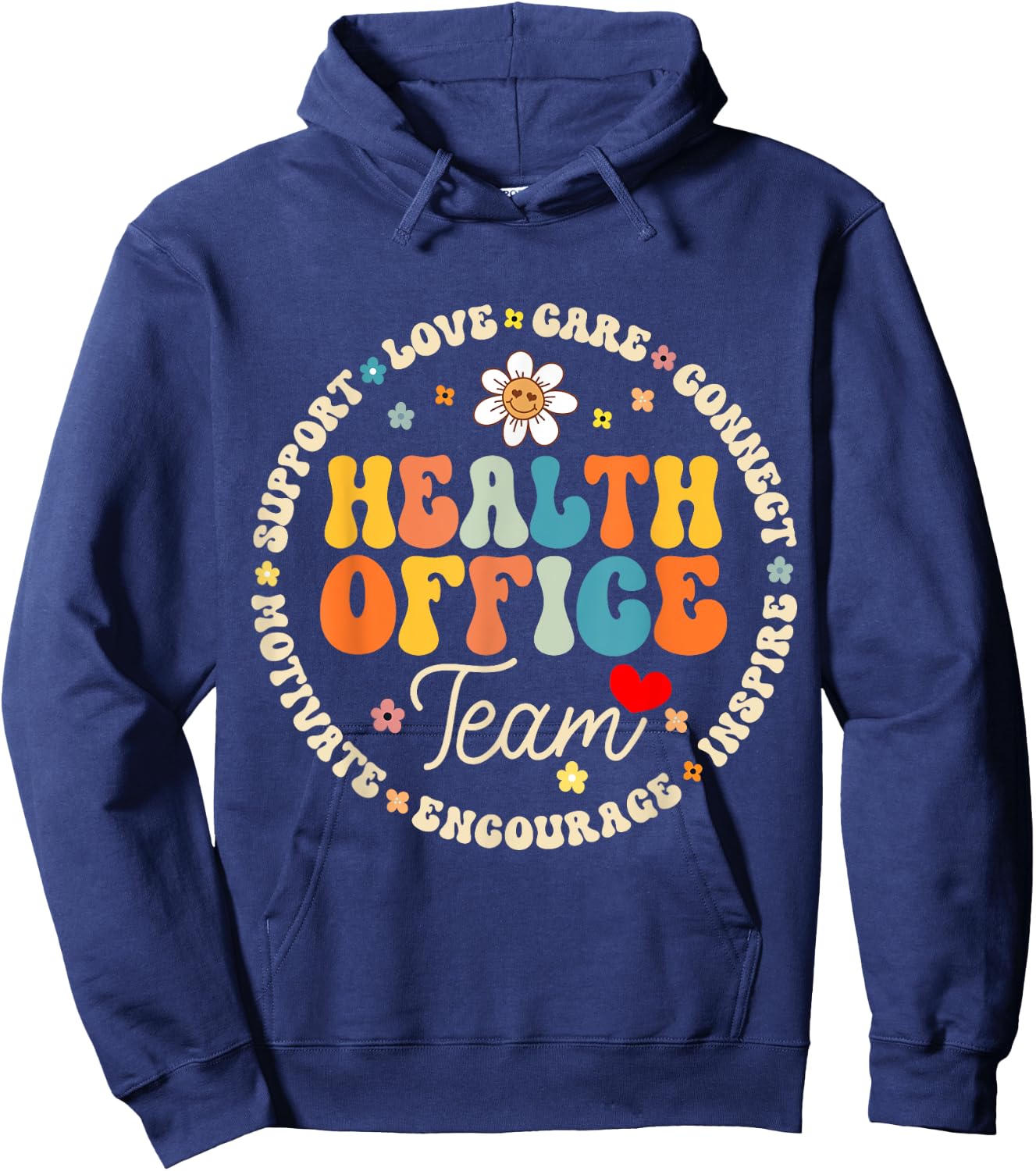Health Office Team School To School & Appreciation Week Hoodie - Hoodie | Navy