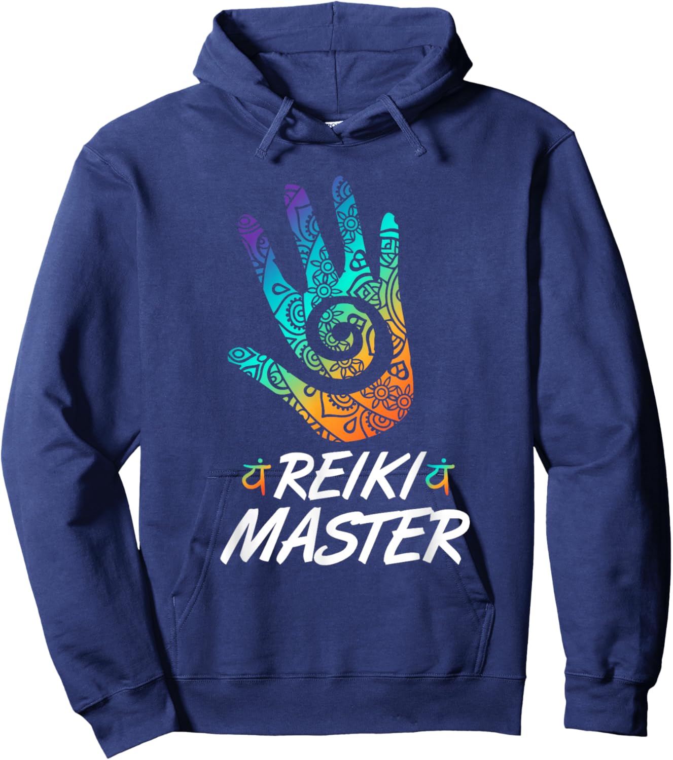 Riki Gift or Women - Energy Healing Reiki Hoodie - Hoodie | Navy
