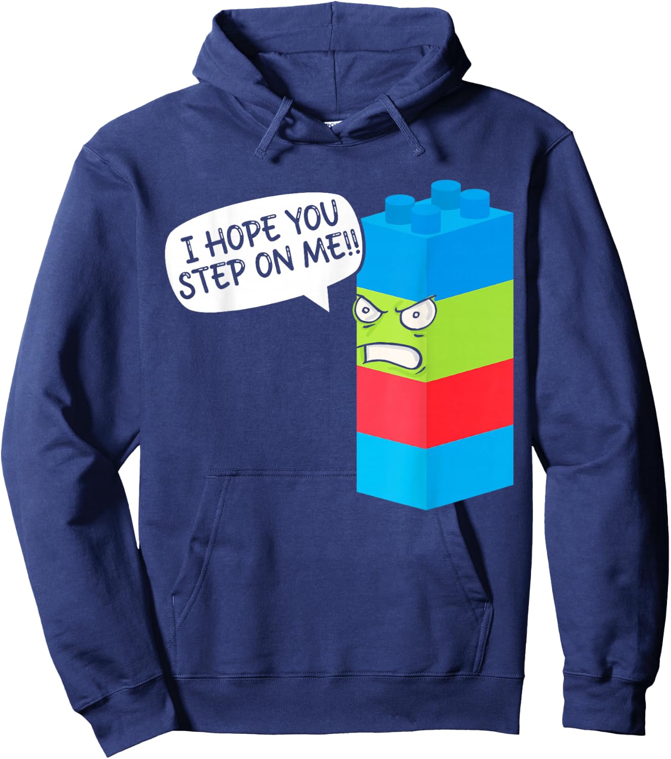 Master Builder Bricks Blocks Play Toys Hoodie - Hoodie | Navy