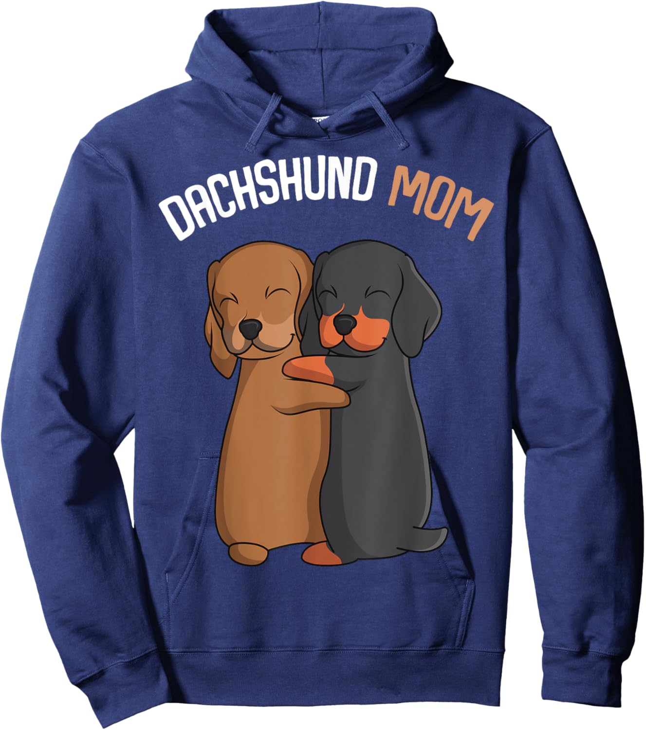 Dachshund Mom Weenie Mama Dog Lover Women Hoodie - Hoodie | Navy