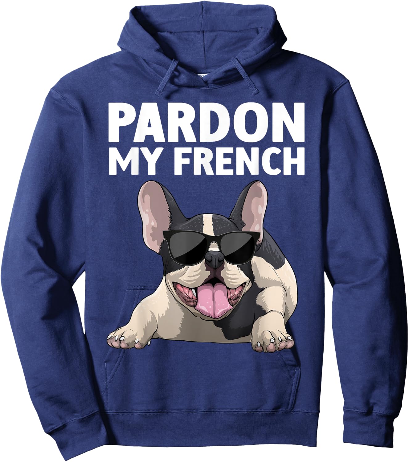 French Bulldog Art Women Frenchie French Bulldog Hoodie - Hoodie | Navy