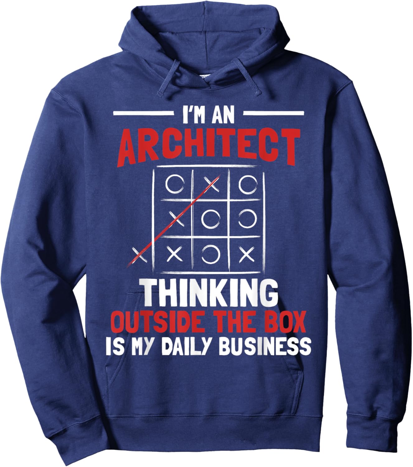 I'm an Architect - Architectural Design Artwork Real Estate Hoodie - Hoodie | Navy