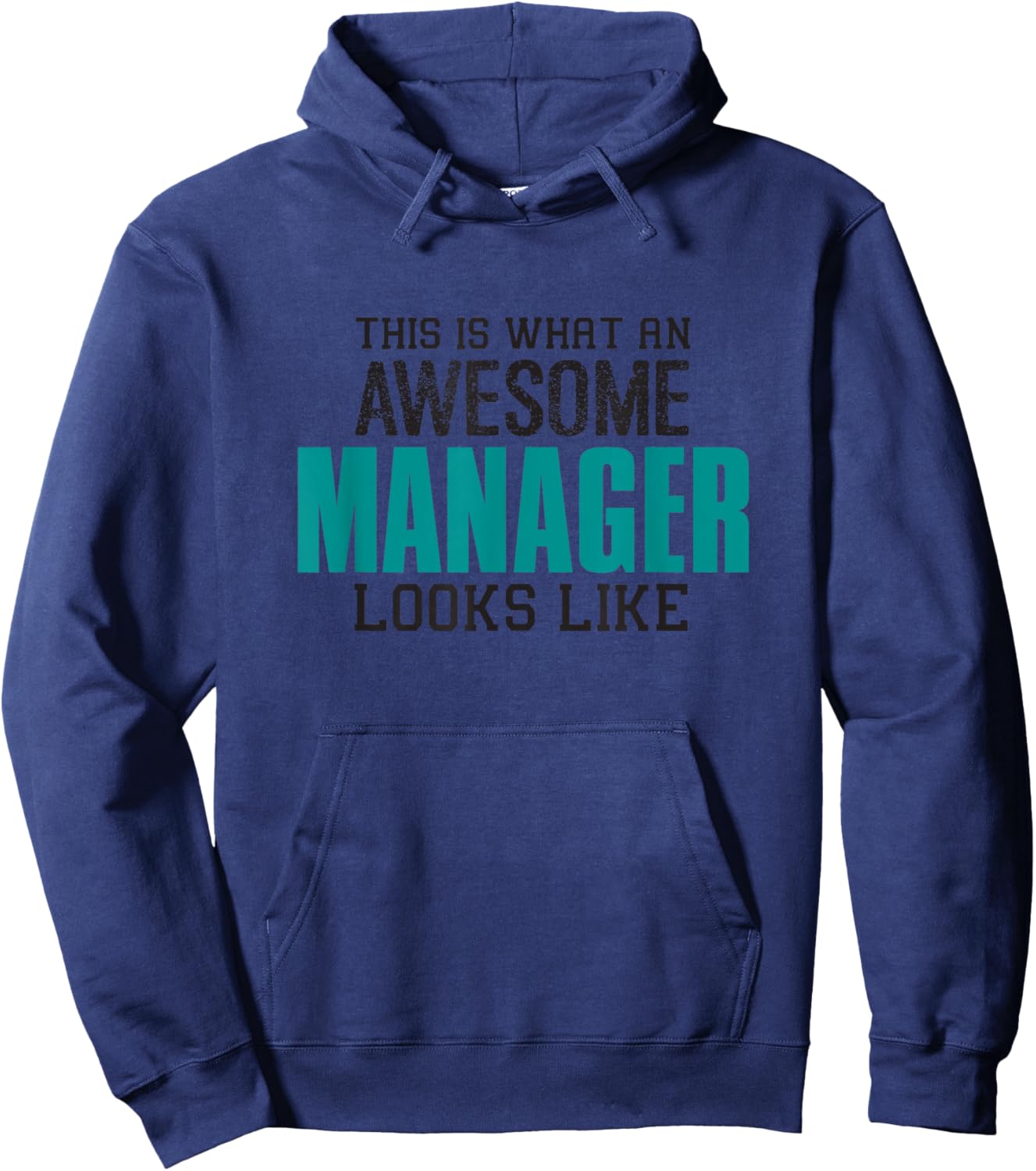 This is how a cool manager looks like a Funny work colleague Hoodie - Hoodie | Navy